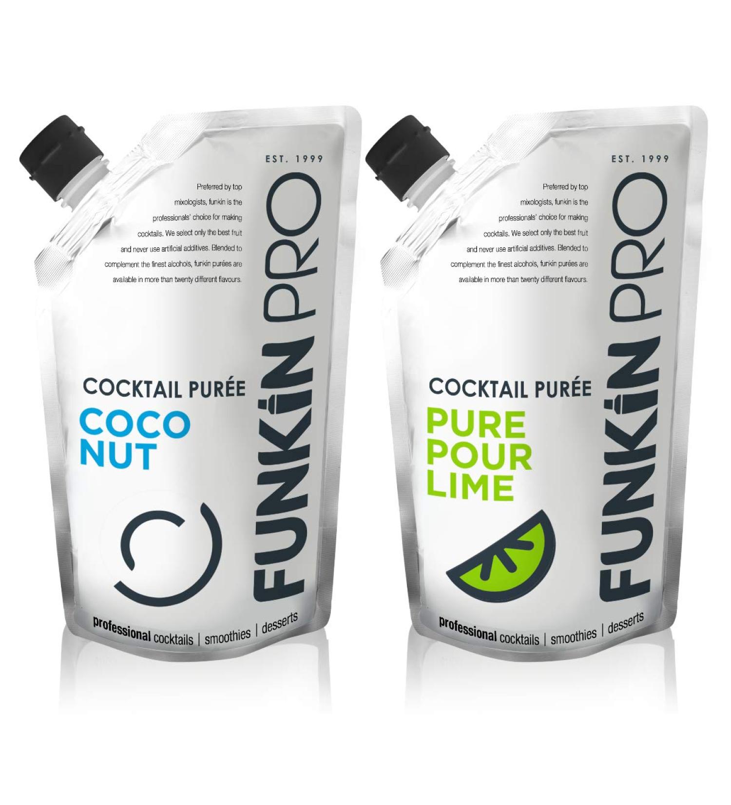  Funkin Funkin Pro Coconut & Pure Lime Pur es 2 x 1kg (Mixed Pack x 2) - Buy Online on GoSupps.com