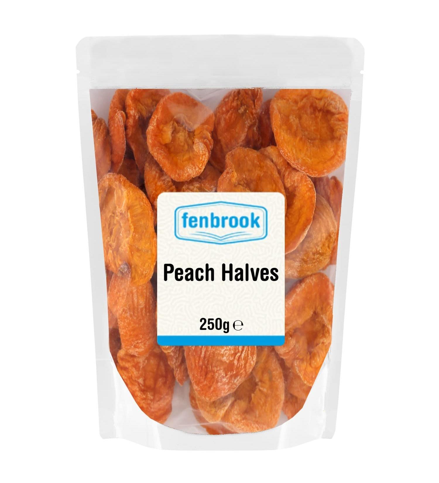 Dried Peach Halves 250g by Fenbrook - Buy Online on GoSupps.com