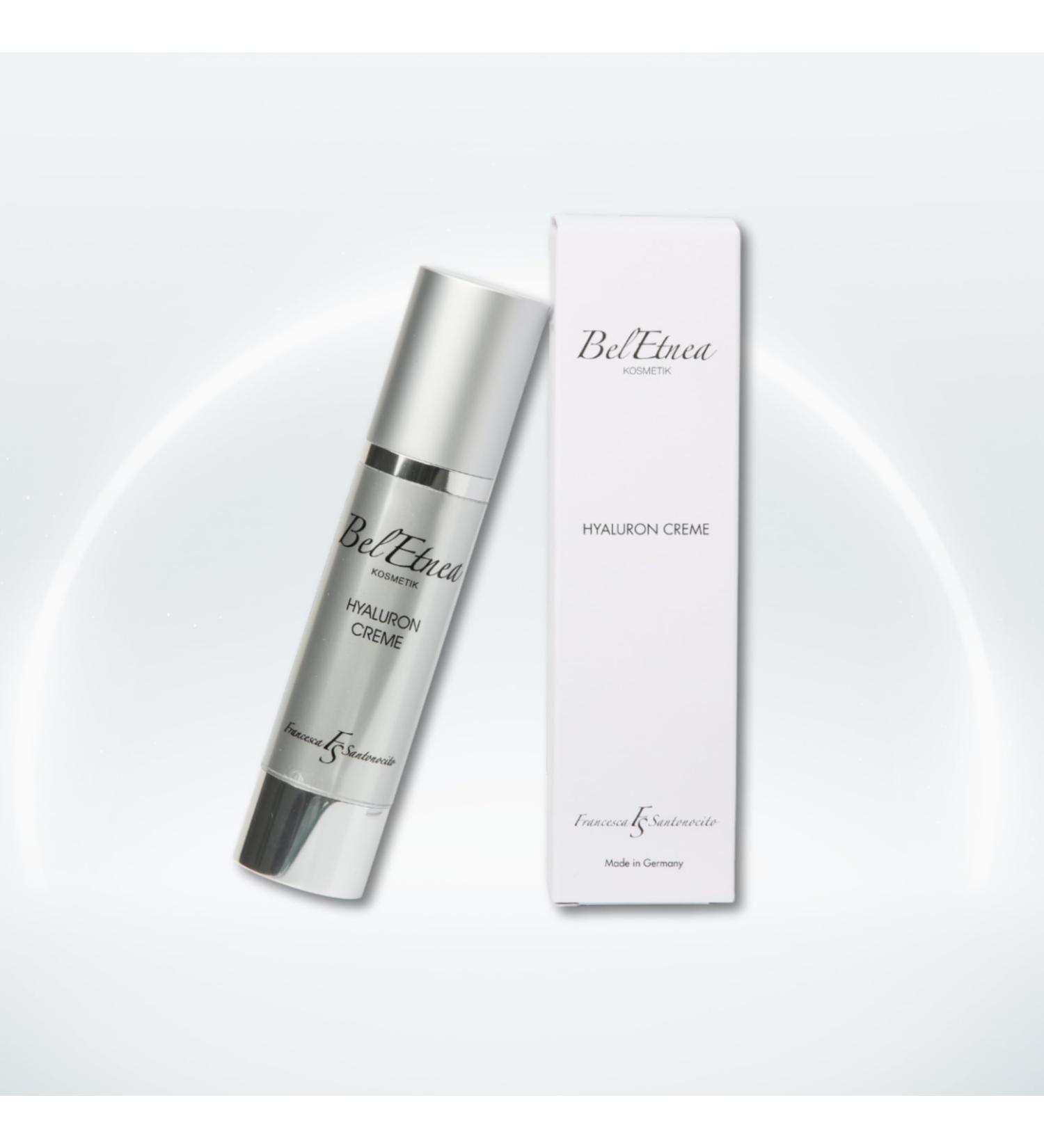Beletnea 24h Anti-Aging Hyaluron Cream - High-Dose Moisturizer for Face Neck Eyes & Cleavage - Wrinkle & Dark Circle Treatment - 50ml - Buy Online on GoSupps.com
