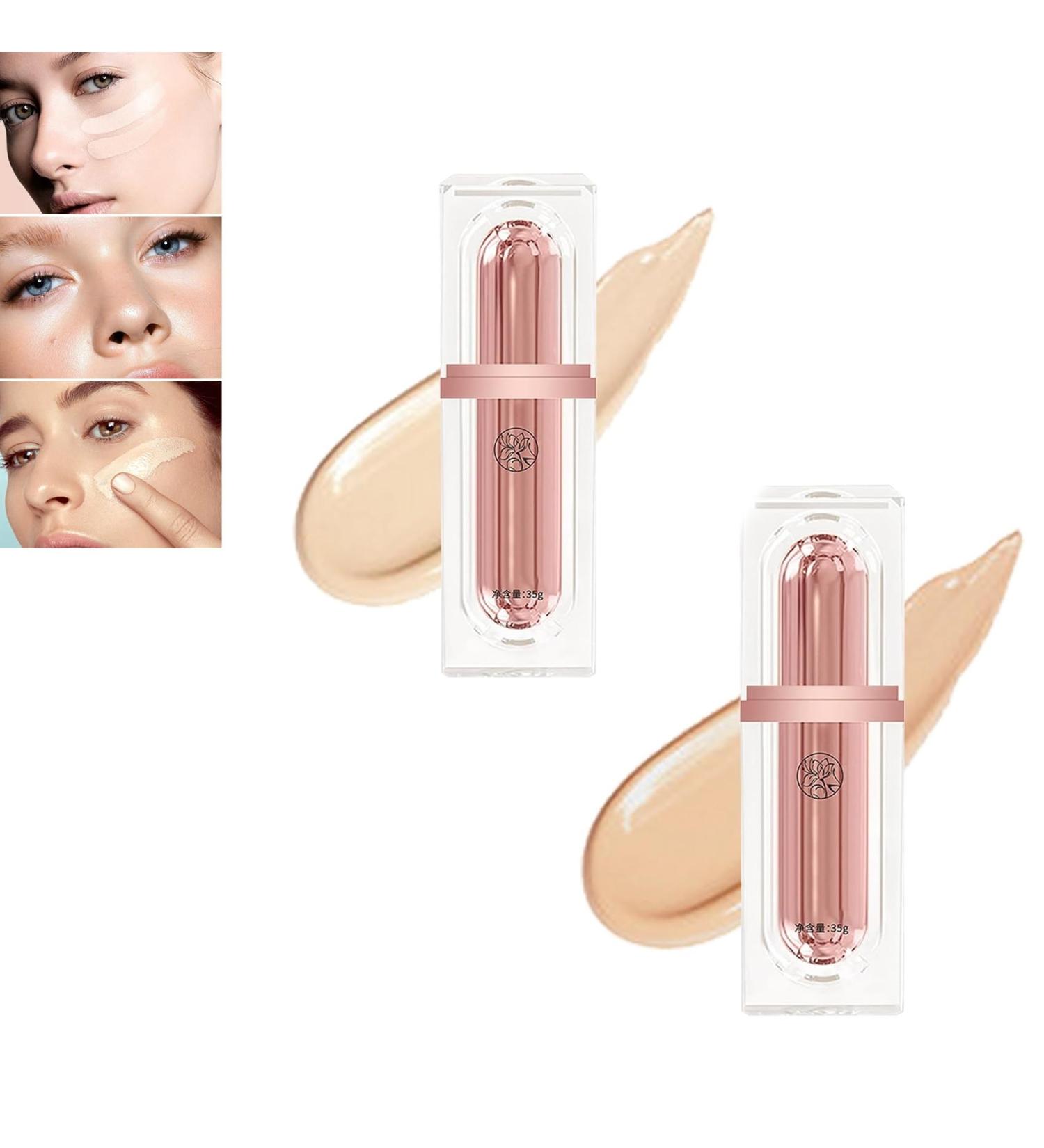 Vc Flawless BB Cream Multi-Effect Peptide Moisturizing Liquid Foundation VC Water Light Flawless Skincare BB Cream Skin Care Makeup (Color : Mix2) - Buy Online on GoSupps.com