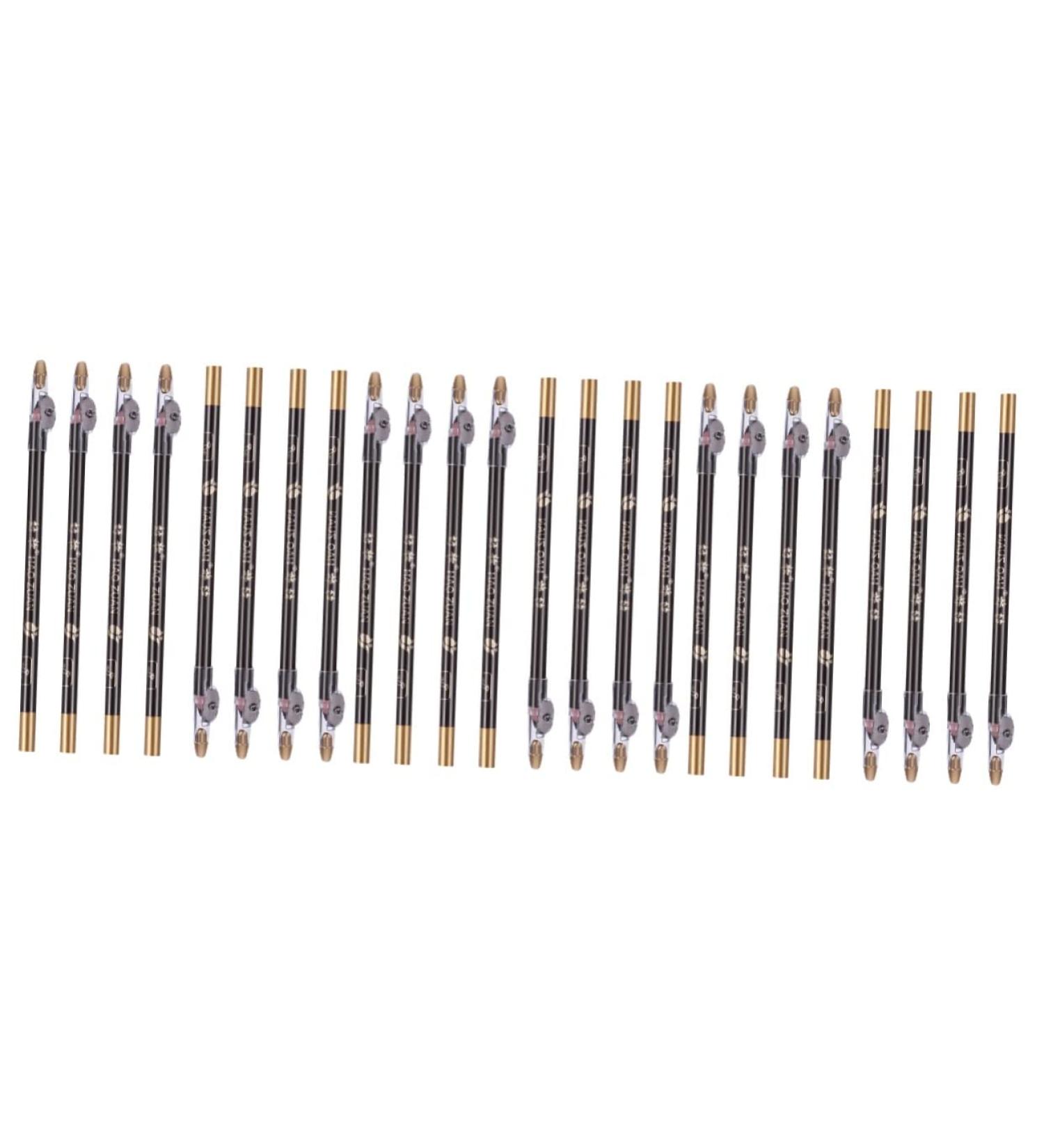 TOVINANNA 24 Pcs Pencil Sharpener Eyebrow Pencil Lasting Eyebrow Pencil Women Makeup Pen Wooden Water Proof - Buy Online on GoSupps.com