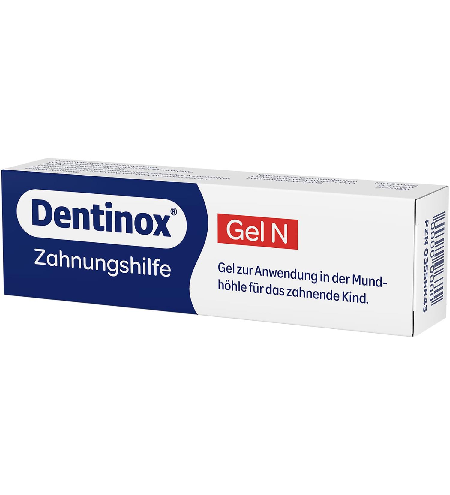 Dentinox Sugar-Free Teething Gel with Chamomile - 10g Pack | Soothing Relief for Baby's First Teeth - Buy Online on GoSupps.com