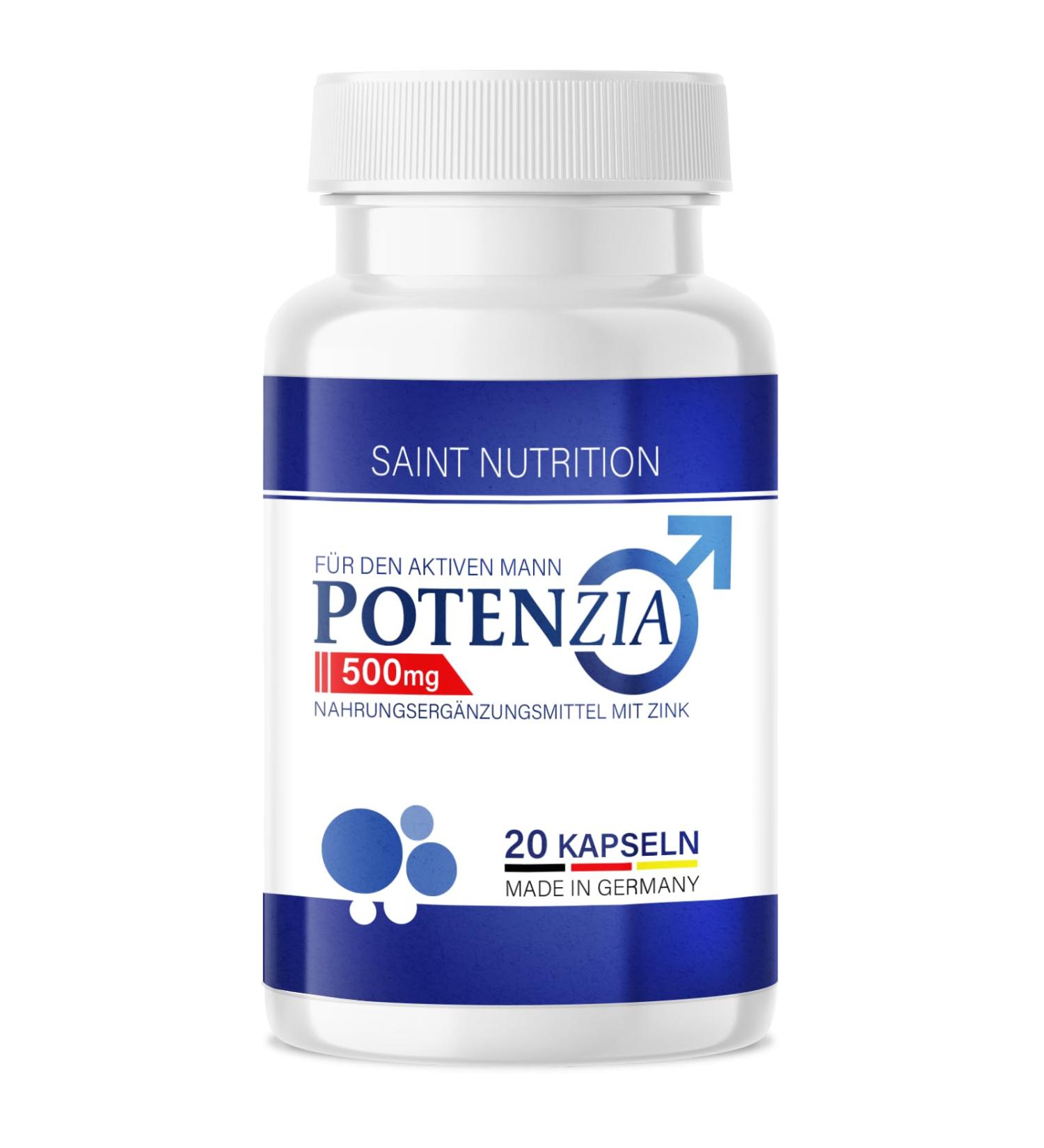 New: Potentus capsules highly dose for active men with immediate effect - especially tailored to the needs for men - Premium quality with L -arginine and zinc