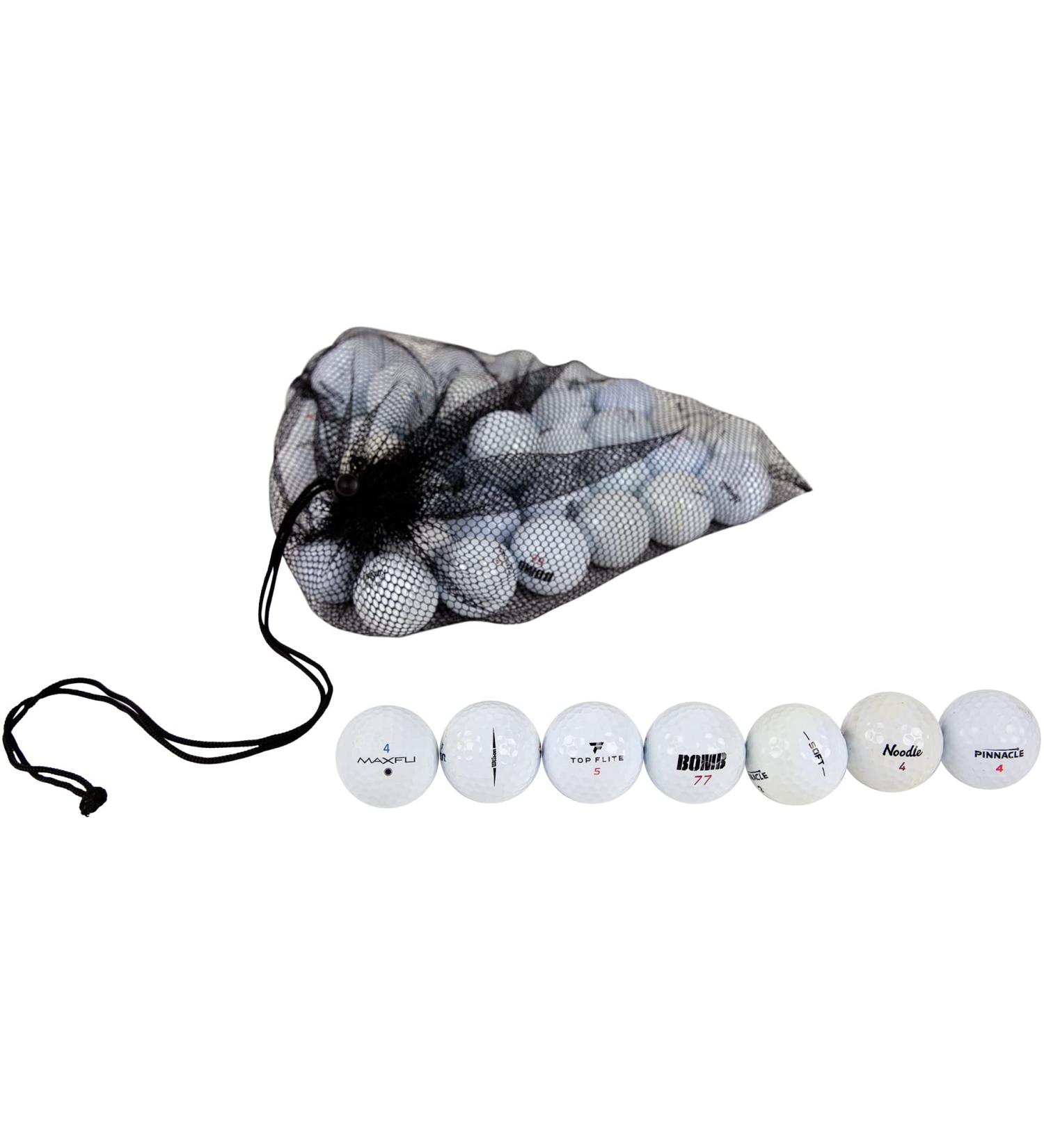 48-Pack Clean Green Recycled Golf Balls - Good Condition Bulk Set for Men and Women - Ideal for Practice or Course Play - Buy Online on GoSupps.com