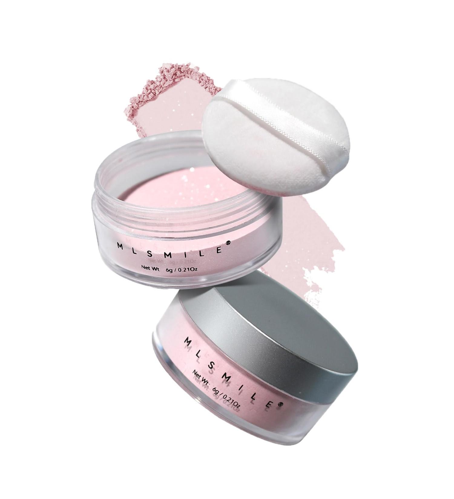 Pink Translucent Setting Powder | Long-Lasting Waterproof Shimmer for All Skin Types - Buy Online on GoSupps.com