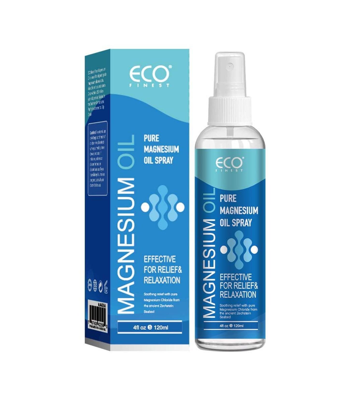 Pure Magnesium Oil Spray Topical Magnesium Spray Magnesium Oil for Feet Skin & Body Easy to Absorb and Use Women & Men(4FL.oz/120ml) - Buy Online on GoSupps.com