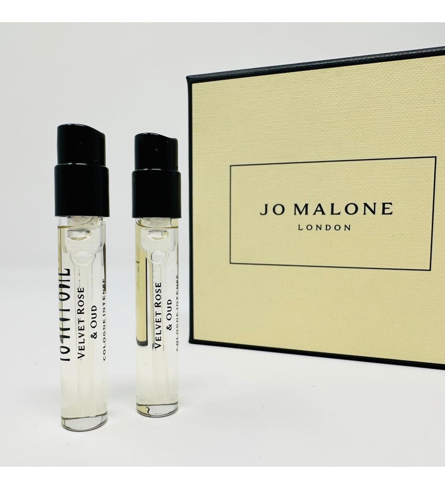 Jo Malone 2 London Velvet Rose & Oud Cologne INTENSE Sample vial 0.05oz/ 1.5ml each - Buy Online on GoSupps.com