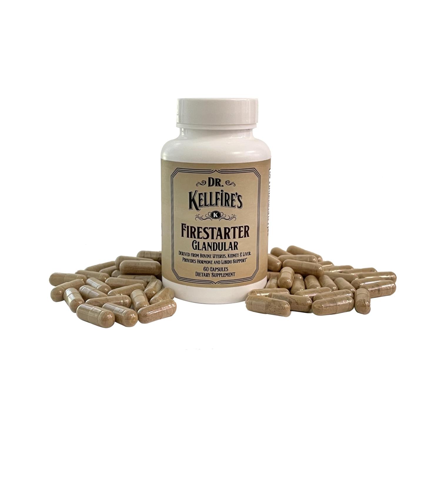 Dr. Kellfire's Beef Organ Supplement for Women - Grass Fed Beef Liver Kidney Heart Ovary and Uterus Tissue Supports Women's Overall Energy and Health - Pasture Raised in New Zealand -