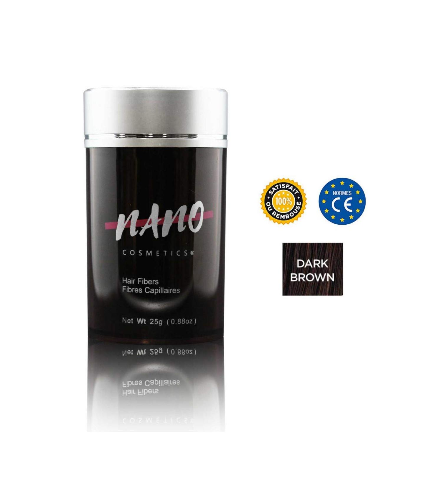 Keratin Densifying Powder for Hair & Beard | NANO COSMETICS® Keratin Hair Fibers 25g | ANTI BALDNESS & ALOPECIA | 100% Natural | Men & Women