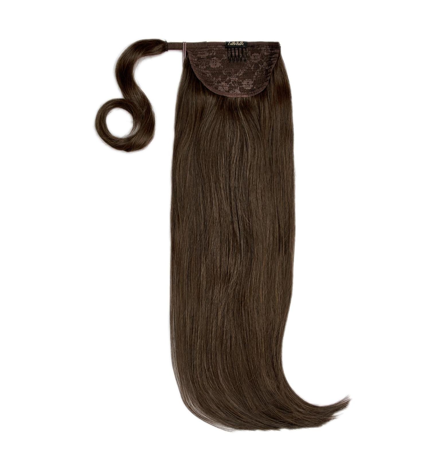 Luxury Gold 22'' 120g Human Hair Pony -4/27 Dark Brown & Caramel - Buy Online on GoSupps.com