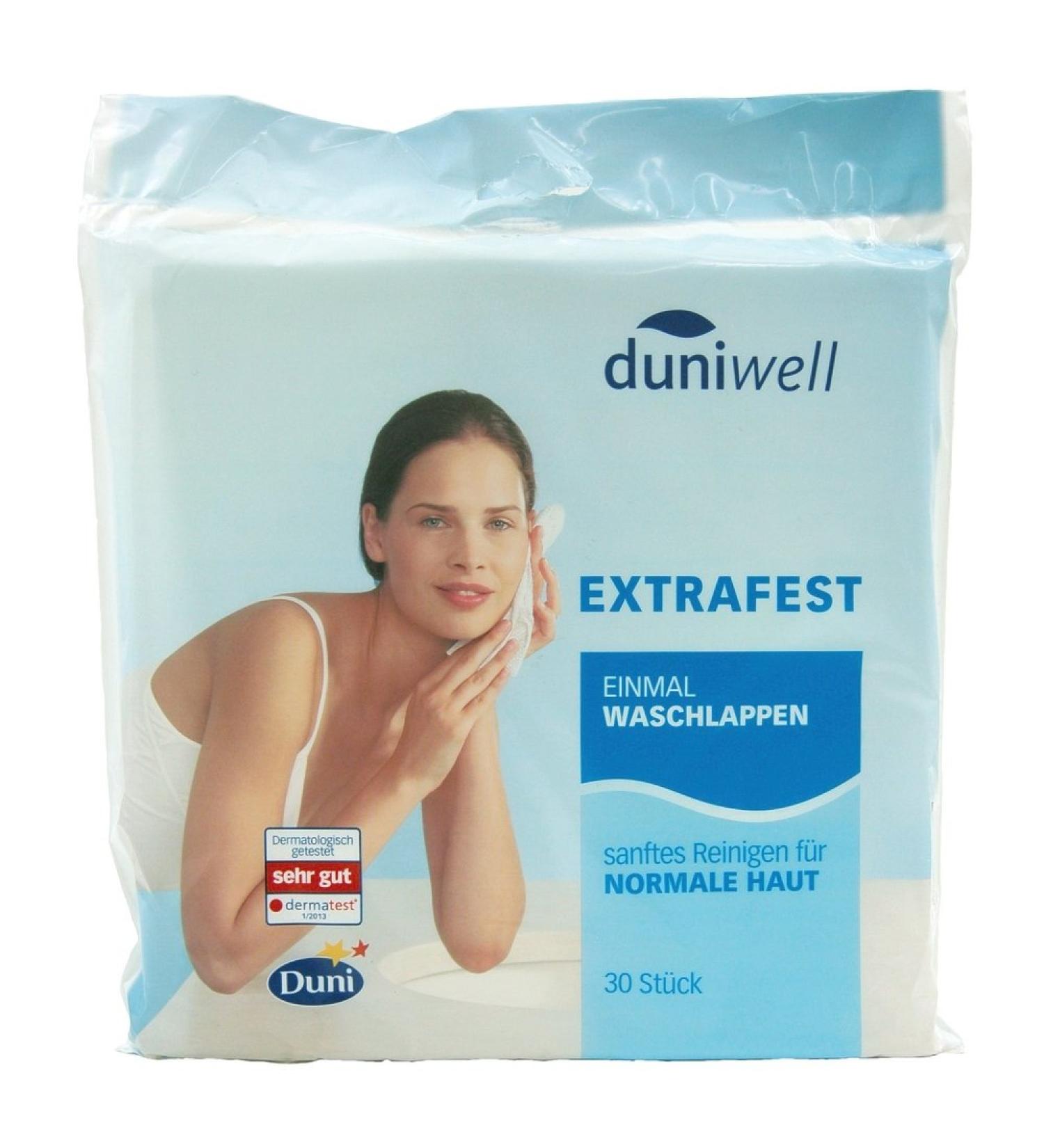 Duniwell Gentle Cleansing Disposable Washcloths 5 x 30 Pieces Set