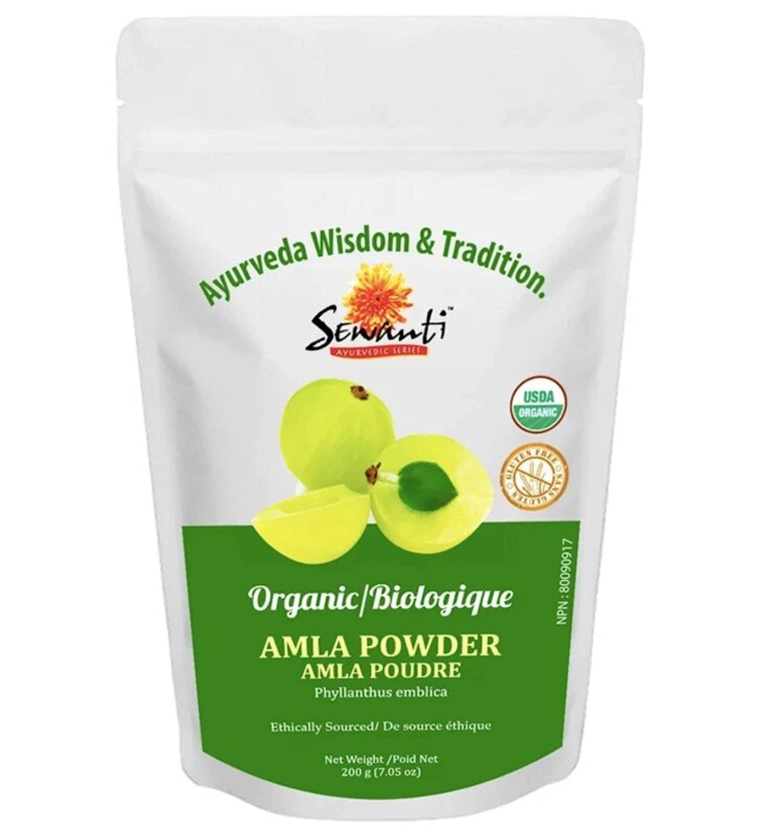 Sewanti Organic Amla fruit Powder NPN 80090917 200 gram - Buy Online on GoSupps.com