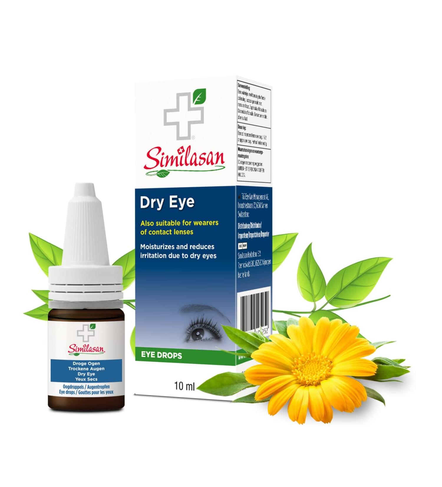 Similasan Dry Eye Drops - Temporary Relief for Dry, Red, Itchy, Burning, and Watery Eyes - Buy Online on GoSupps.com