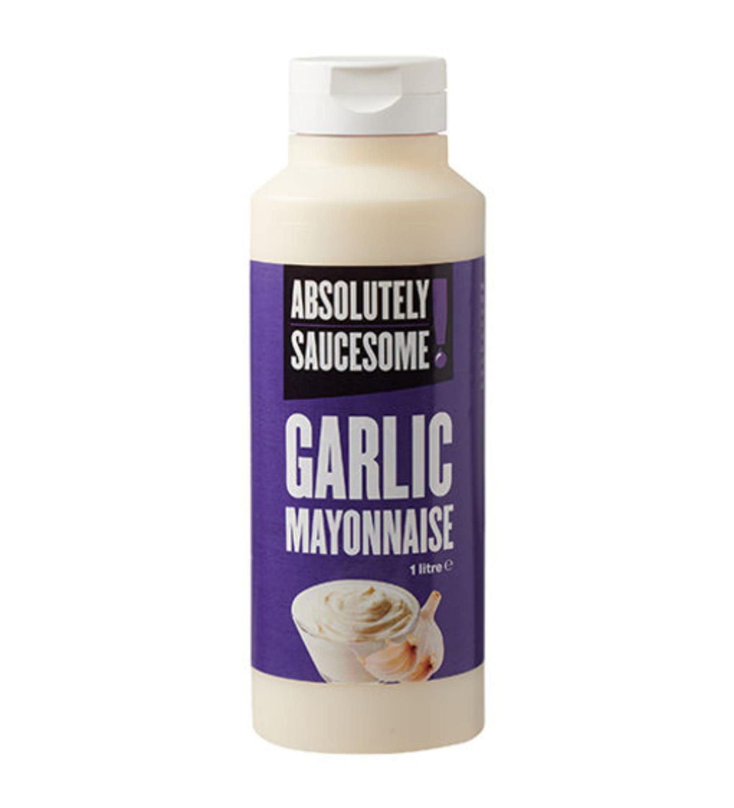 Absolutely Saucesome Garlic Mayonnaise 1l Restaurant Quality