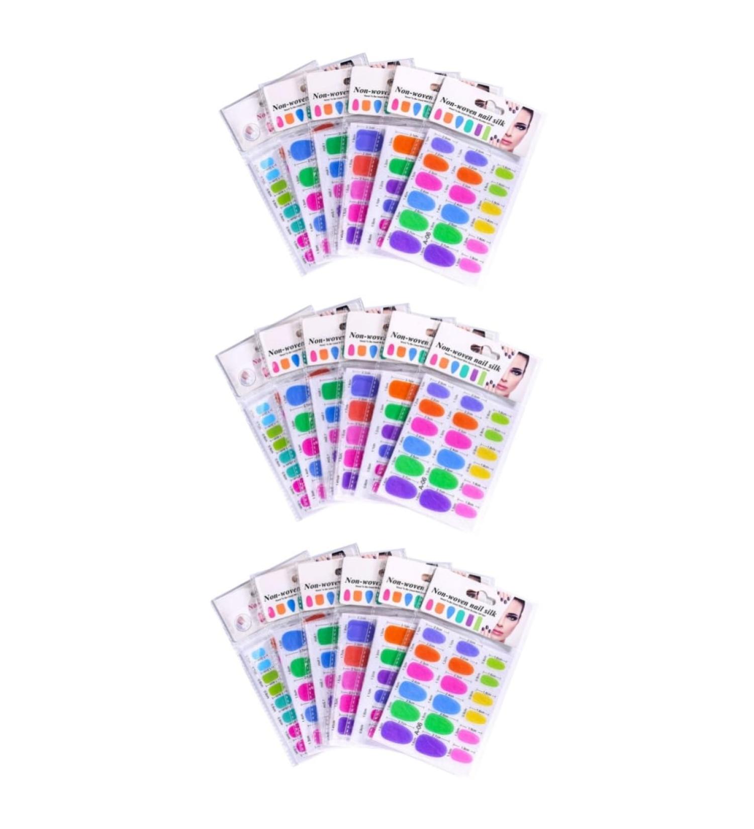 DOITOOL 3 Sets Non-woven Nail Silk Extension Manicure Tools Professional for Girlfriend Nail Polish Kit Nail Kit Nail Sticker Nail Extension Form Nail Extension Fiber Repair Suite - Buy Online on GoSupps.com