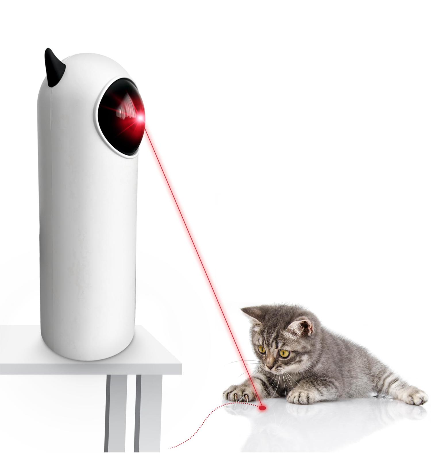 Interactive Cat Toys with Laser Projections - Adjustable Speed for Active Play | Promote Physical & Intellectual Engagement - Buy Online on GoSupps.com