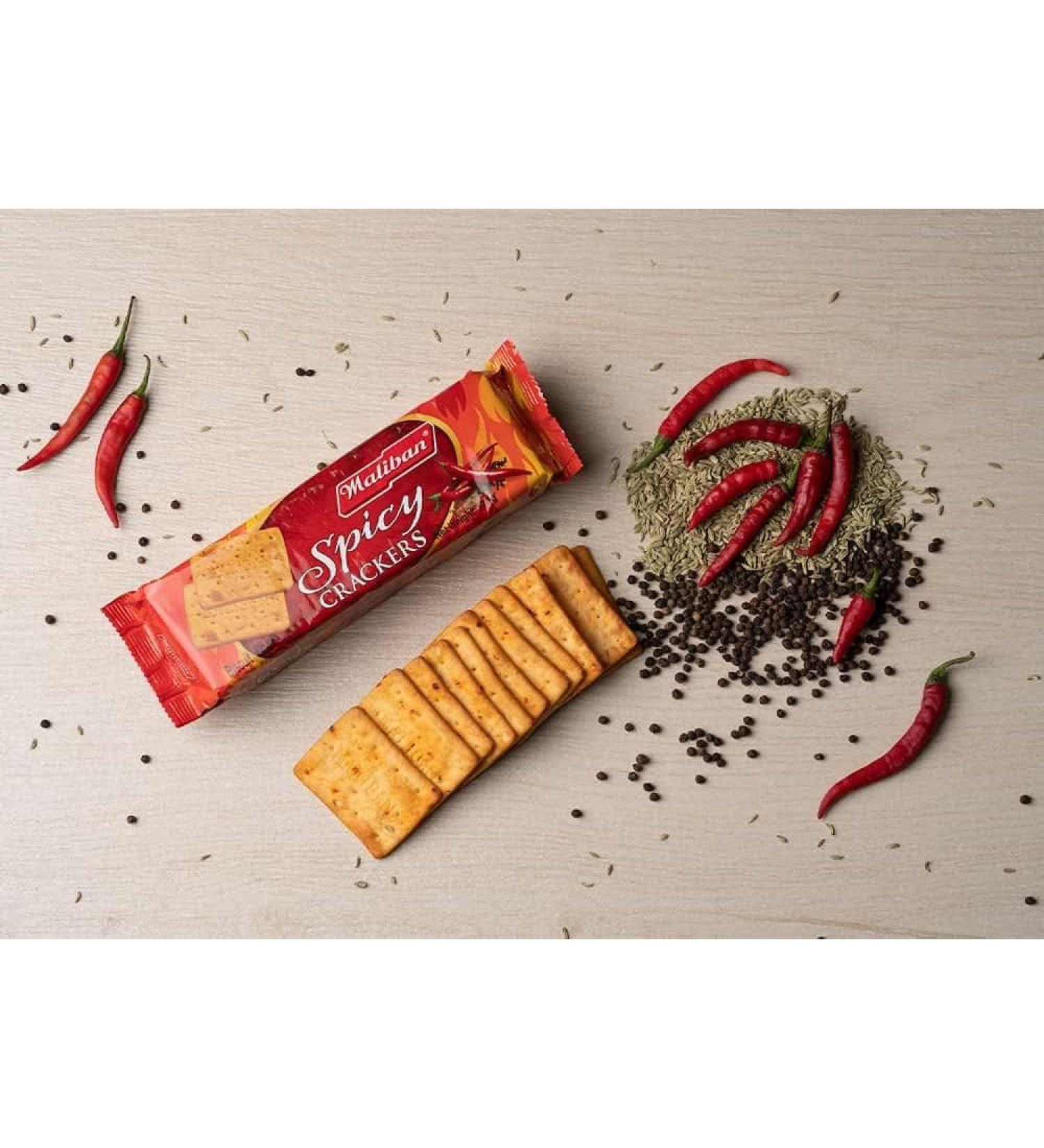 Seelans Maliban Spicy Cream Crackers - 85G Biscuits Crispy And Crunchy (Pack of 2)