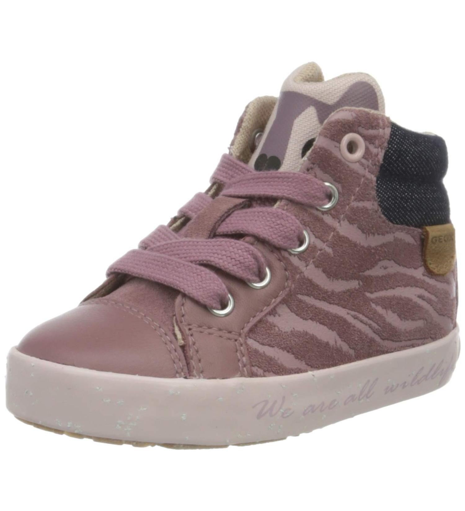 Geox Kids B Kiwi C Hiking Boots - 6 UK - Rose Smoke | Comfort and Style for Young Explorers - Buy Online on GoSupps.com