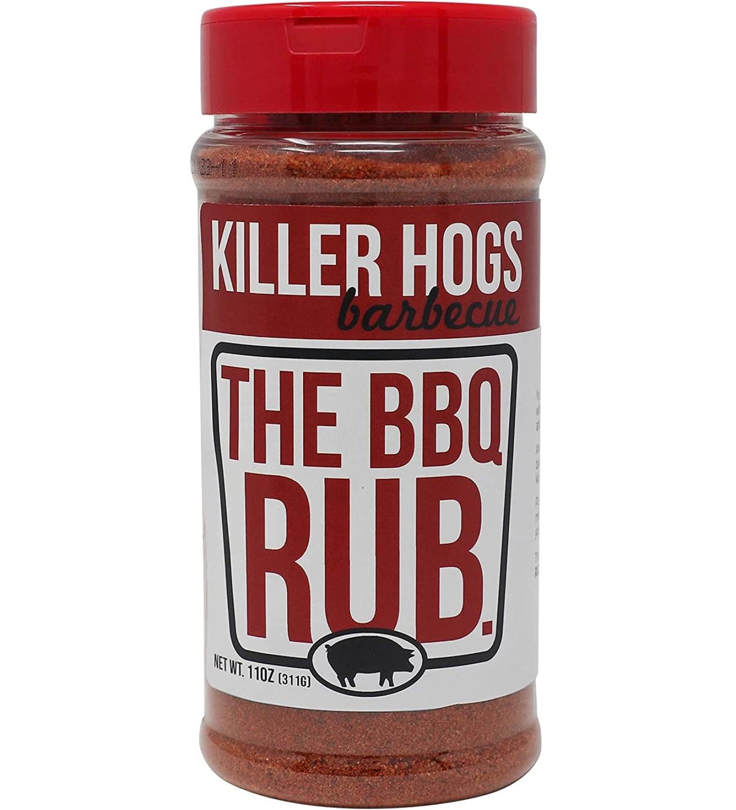 Killer Hogs BBQ Rub 11oz - Authentic All-Purpose Seasoning for Smoked Meats - Buy Online on GoSupps.com