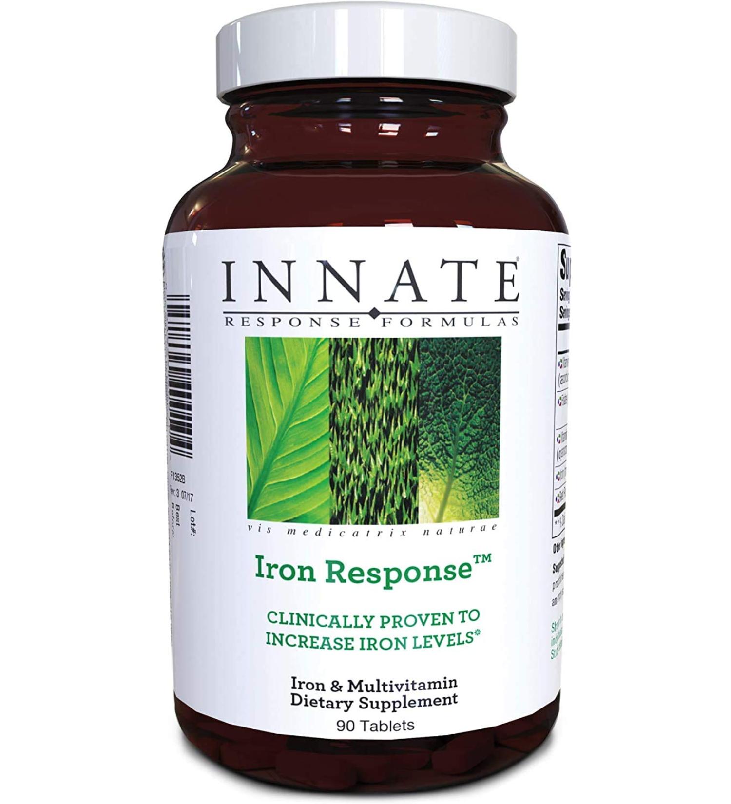 Iron Response 90 Tablets - Innate Response Formulas | Natural Iron Supplement - Buy Online on GoSupps.com