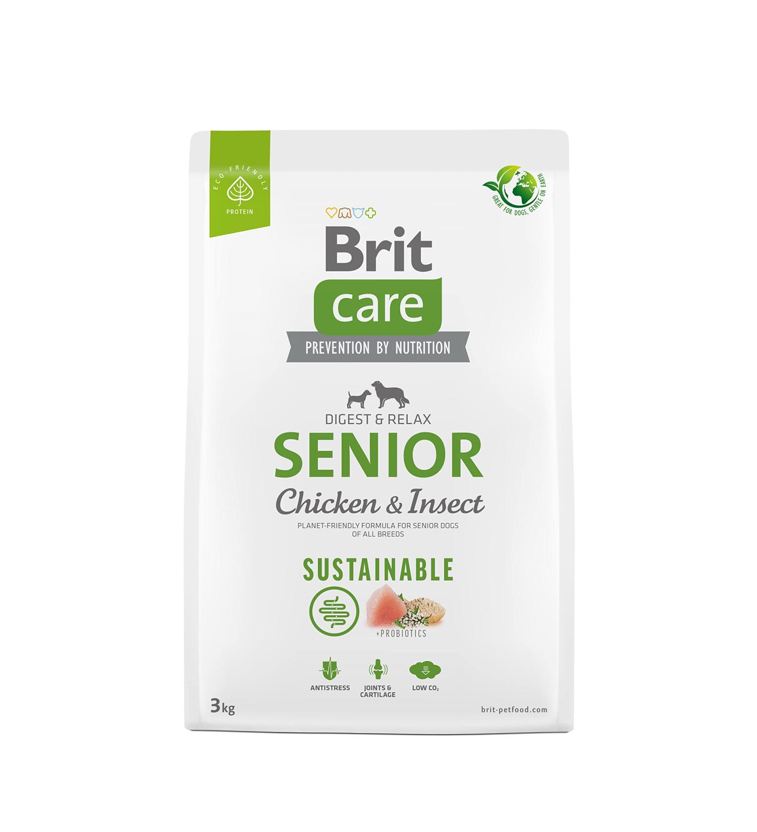 Brit Care Dog Sustainable Chicken & Insect Nourriture sèche pour chien 3 kg