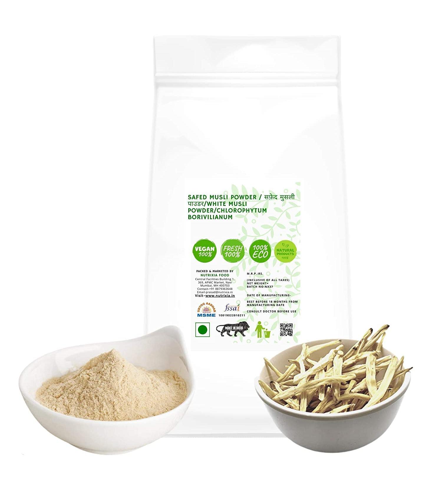 Metrol Safed Musli Powder-White Musli Powder Powder 50 gm - Buy Online on GoSupps.com