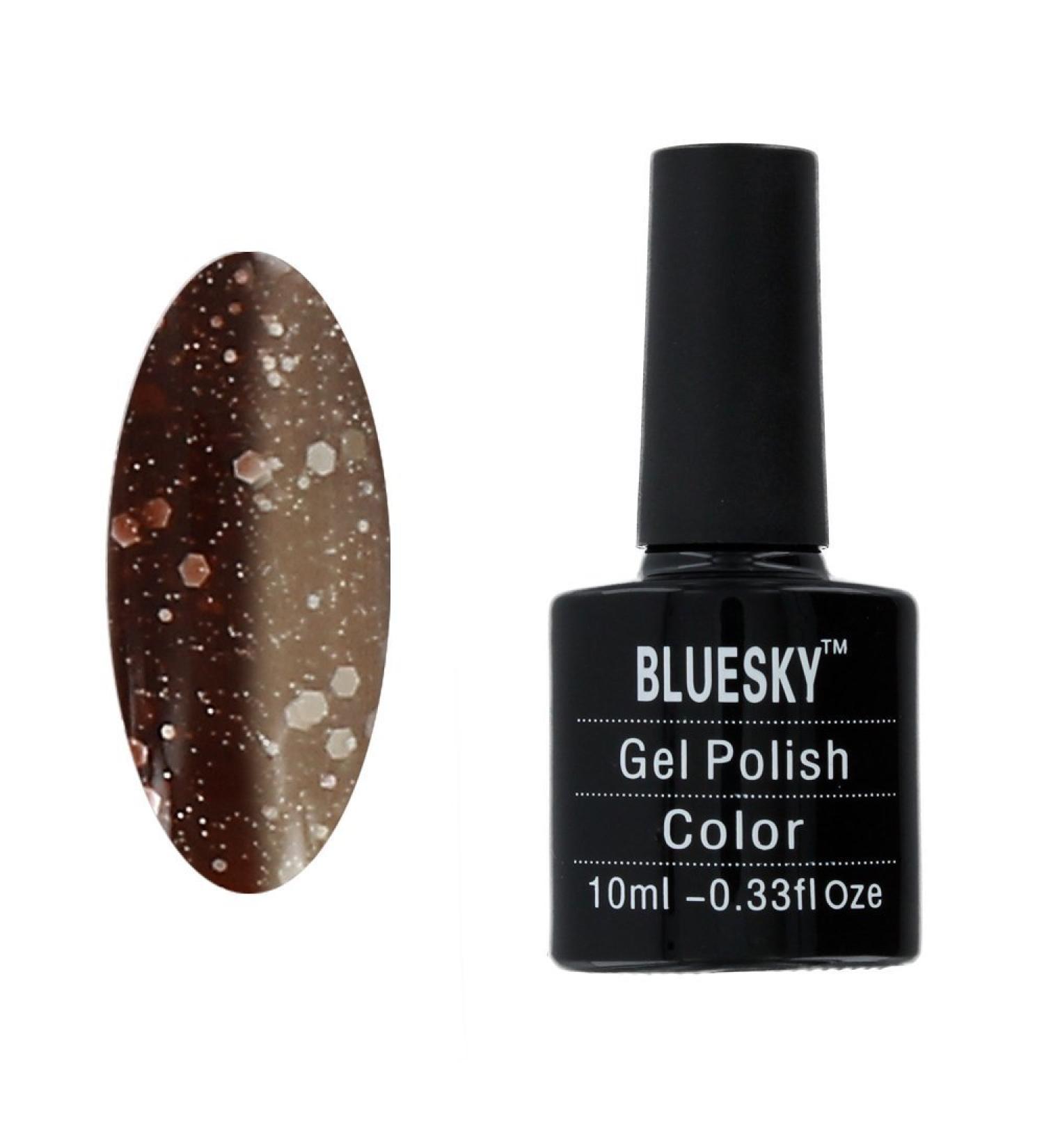 Bluesky Colour Changing Gel Nail Polish Chocolate Spark 10 ml