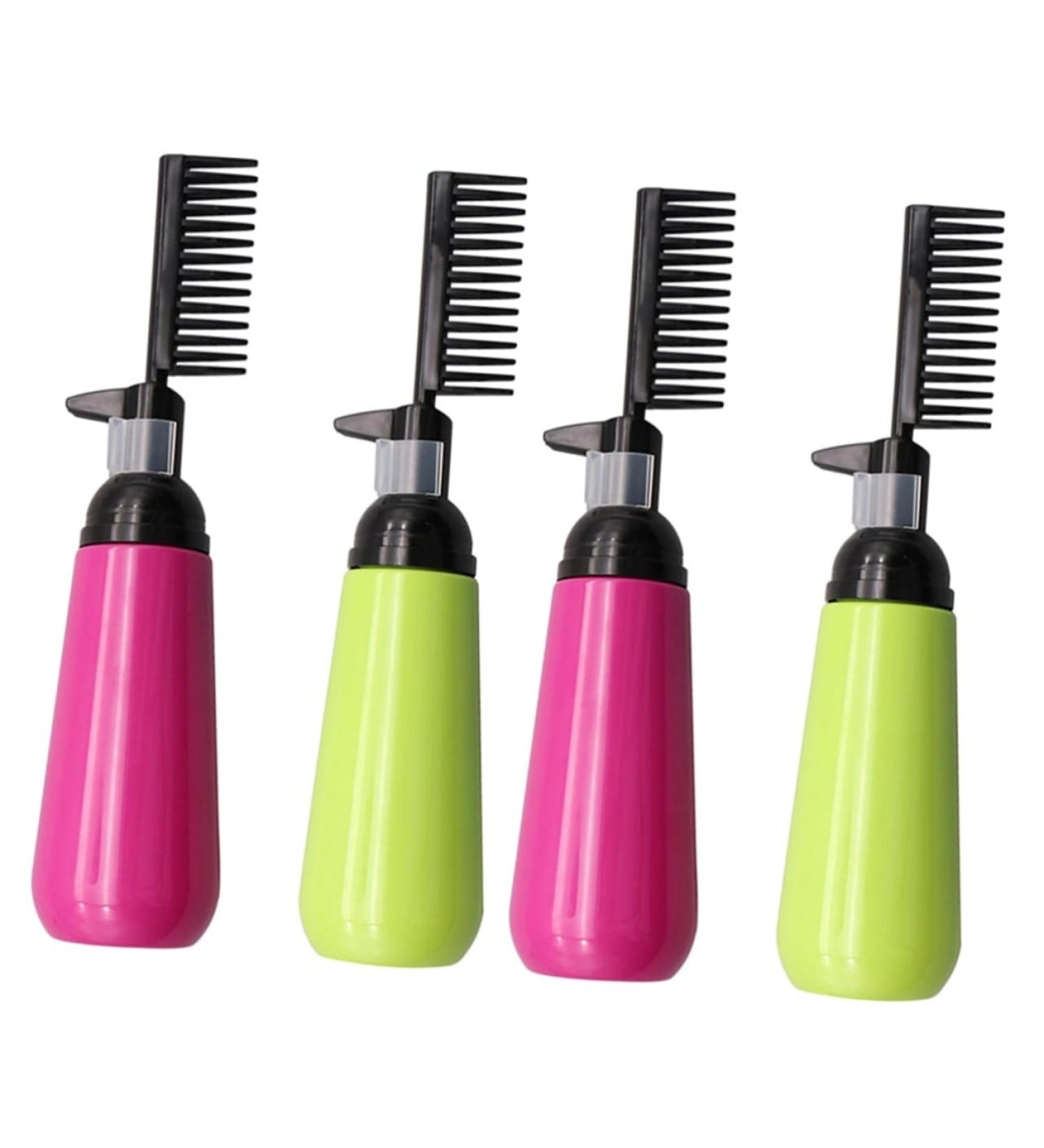 FRCOLOR Hair Color Comb Bottle - 4 Pcs Hair Dye Applicator Set for Easy Coloring & Root Touch-Up - Buy Online on GoSupps.com