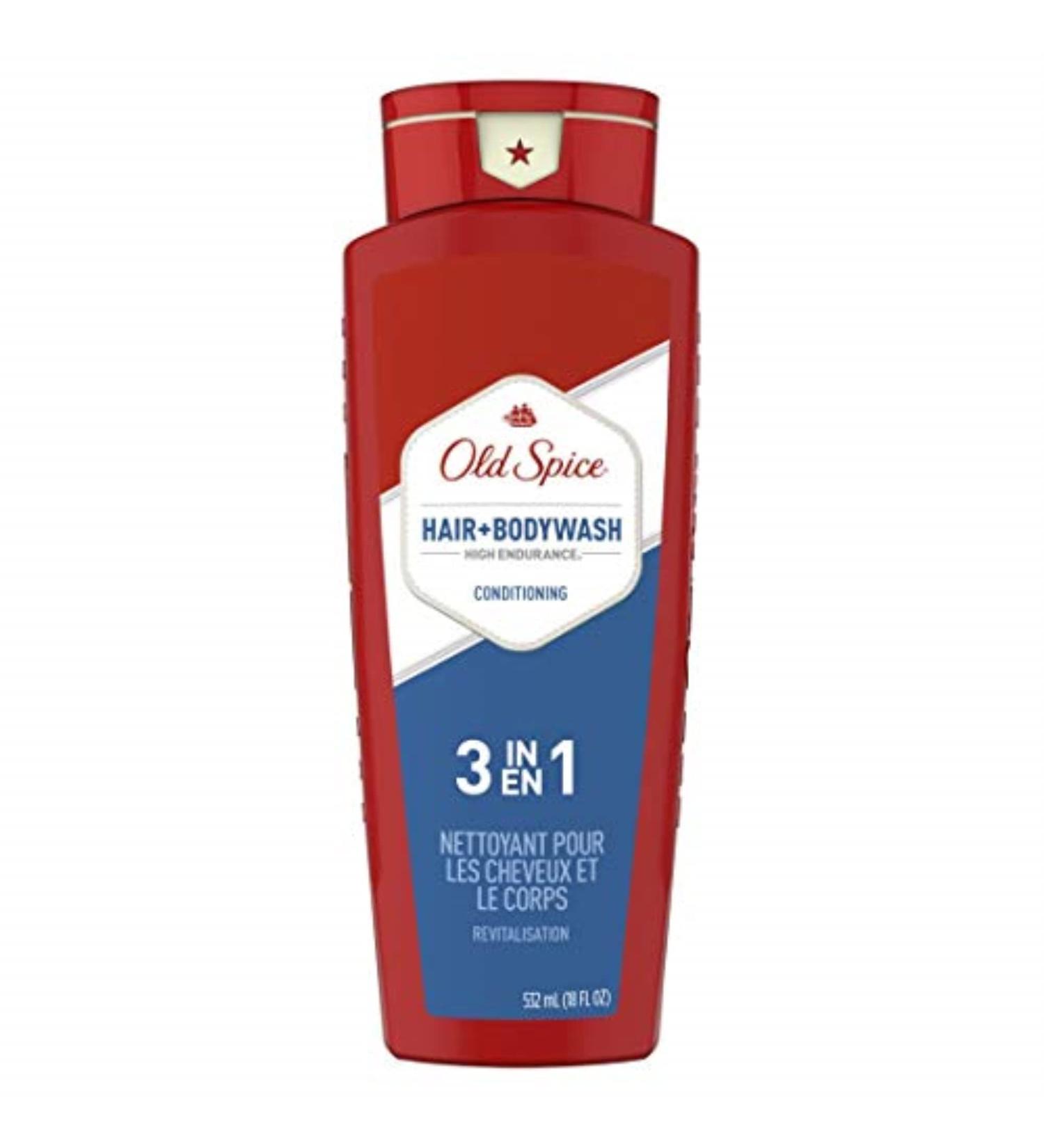 Old Spice High Endurance Conditioning Hair and Body Wash 18 Fl Oz Pack of 2