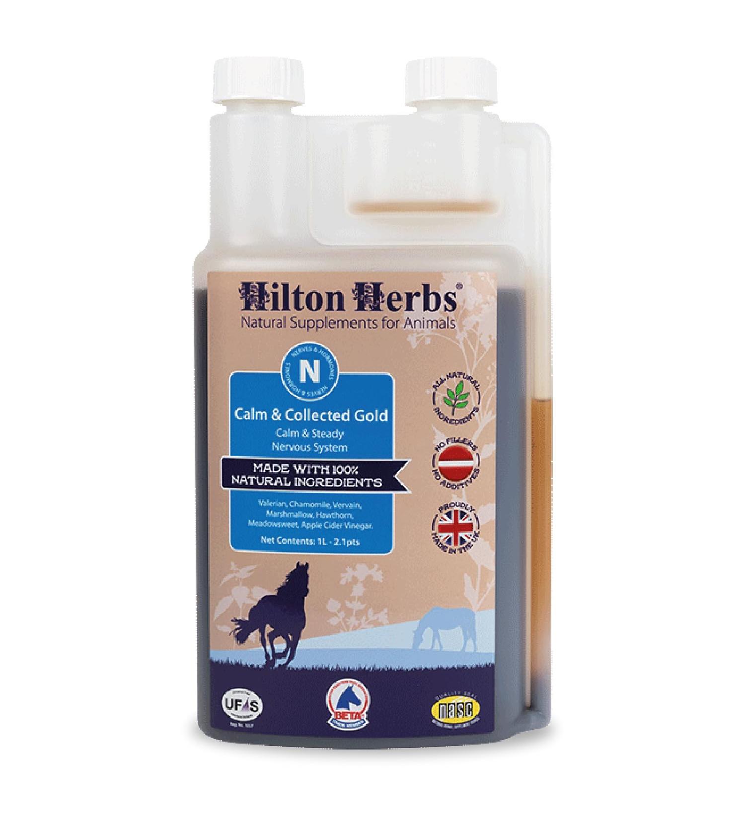 Hilton Herbs Calm and Collected Gold 1 Litre - Buy Online on GoSupps.com