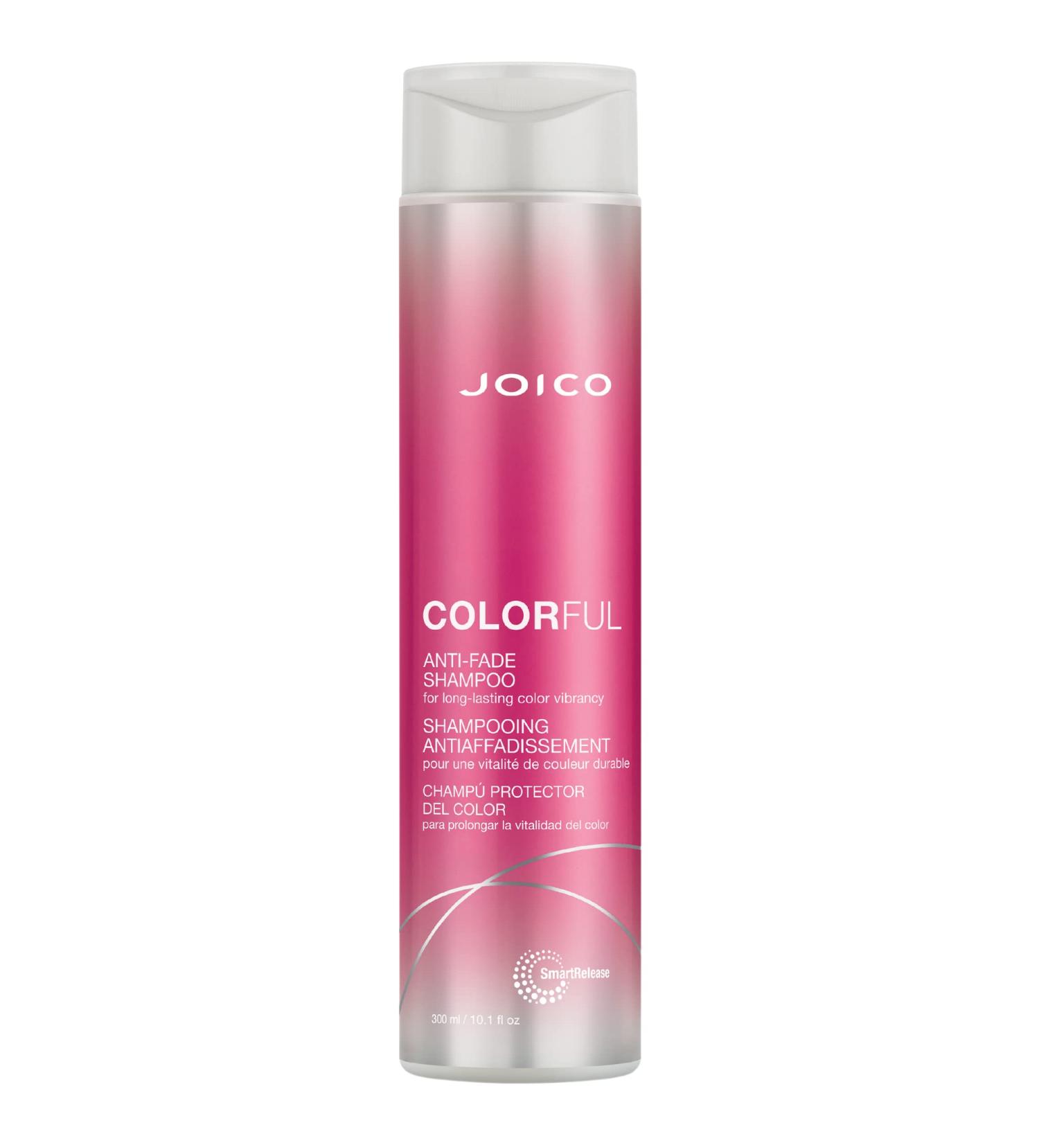 Joico Colorful Anti-Fade Shampoo 10.1 oz - Sulfate-Free Formula with Camellia Oil & Pomegranate Extract for Color-Treated Hair | Preserve Vibrancy & Boost Shine | Reduce Breakage | Long-Lasting Color Protection - Buy Online on GoSupps.com