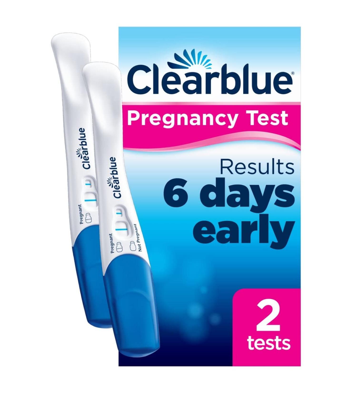 Clearblue Early Detection Pregnancy Test 6 Days Ultra Early - 2 Tests - Buy Online on GoSupps.com