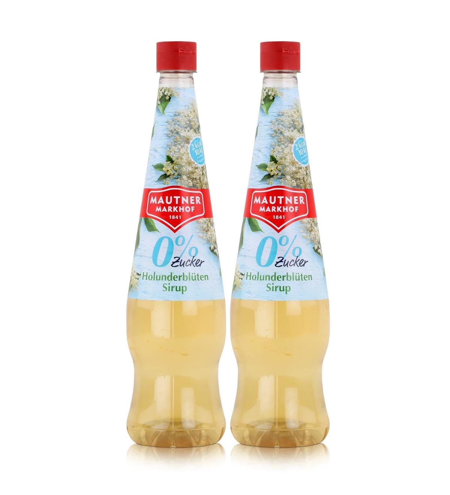  Mautner Markhof Mautner Markhof 0% Elderflower Syrup No Added Sugar - 0.7 L - 2 x - Buy Online on GoSupps.com