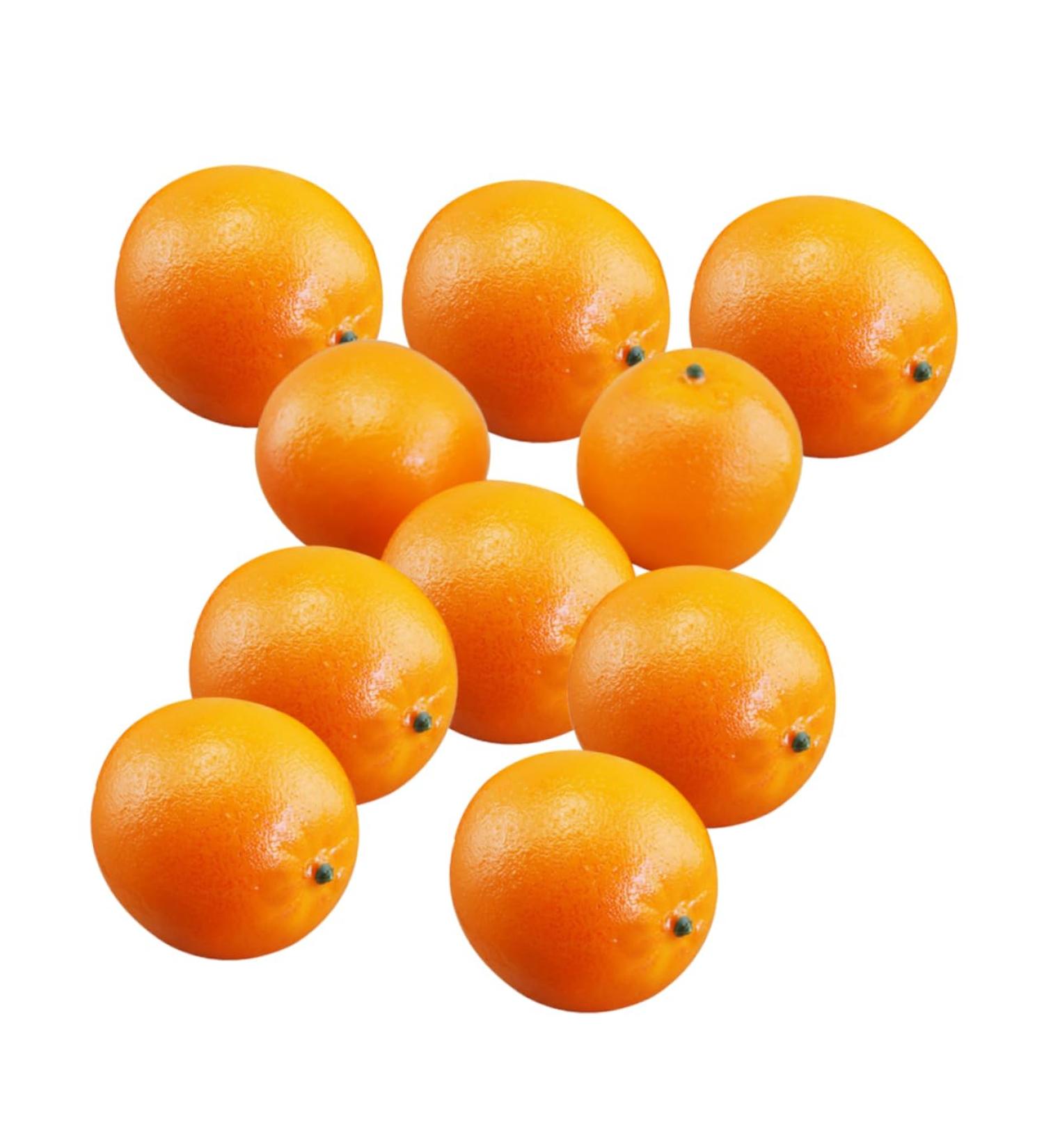 LIFKICH 10pcs Fruit Party Artificial Orange Fruit Photography Props Scenery Photography Fruit Props Plants Decor Artificial Vegetable Model Artificial Fruit Props Decorate Fake Fruit - Buy Online on GoSupps.com