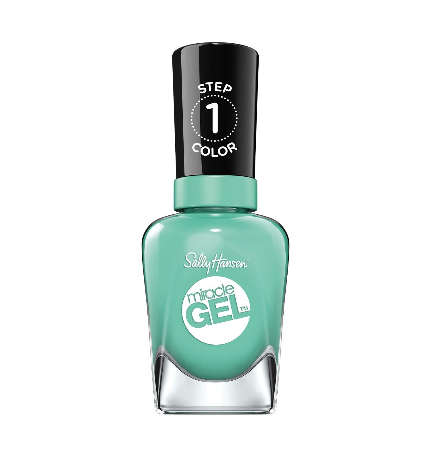 Sally Hansen Miracle Gel Nail Polish - Prince Char-mint 754 - Long-Lasting Formula - Packaging Variation - Buy Online on GoSupps.com