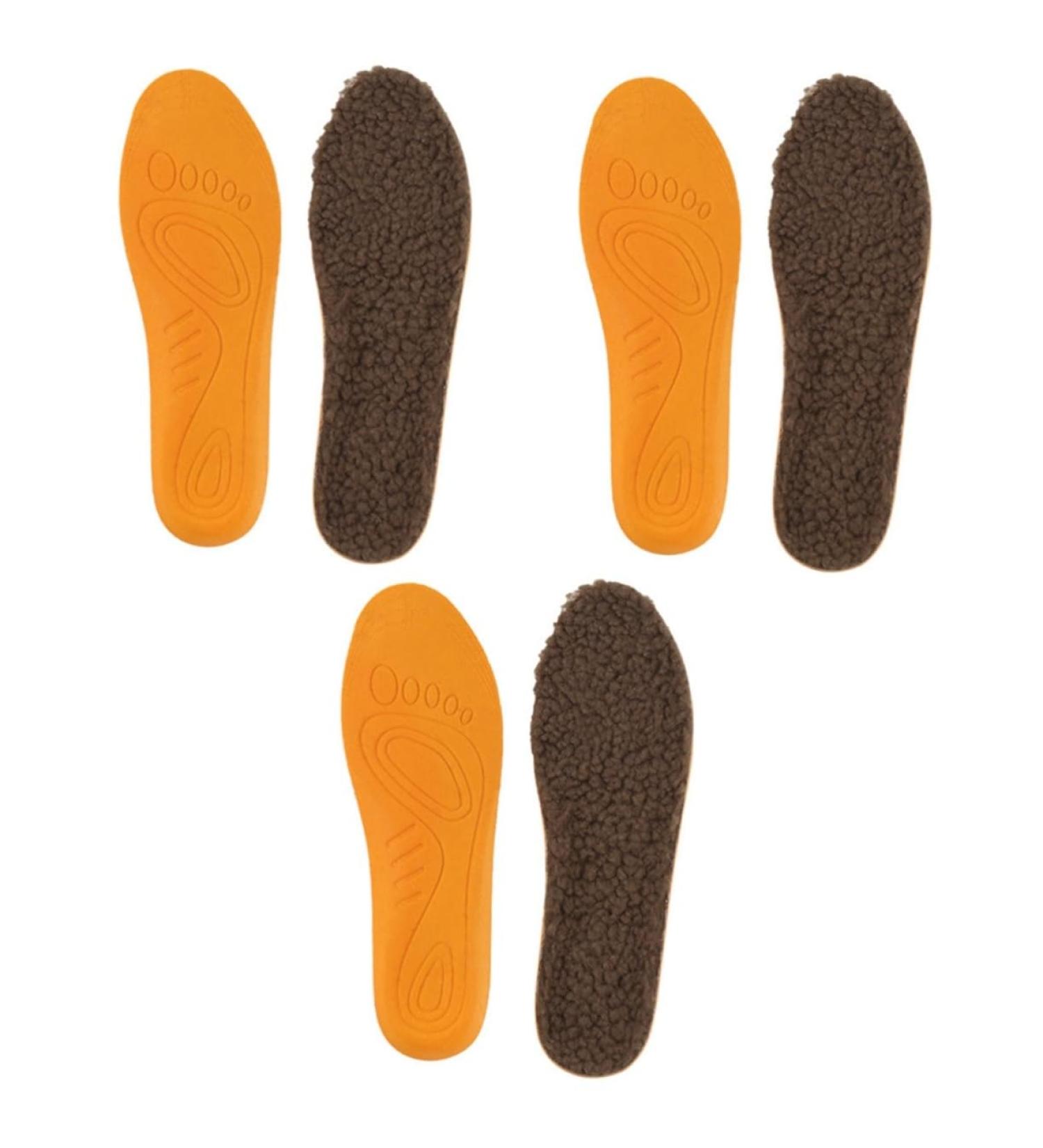 FRCOLOR 3 Pairs Warm Insoles - Winter Sports & Foot Care Cushions for Shoes | Comfortable Shoe Pads for All Sizes - Buy Online on GoSupps.com