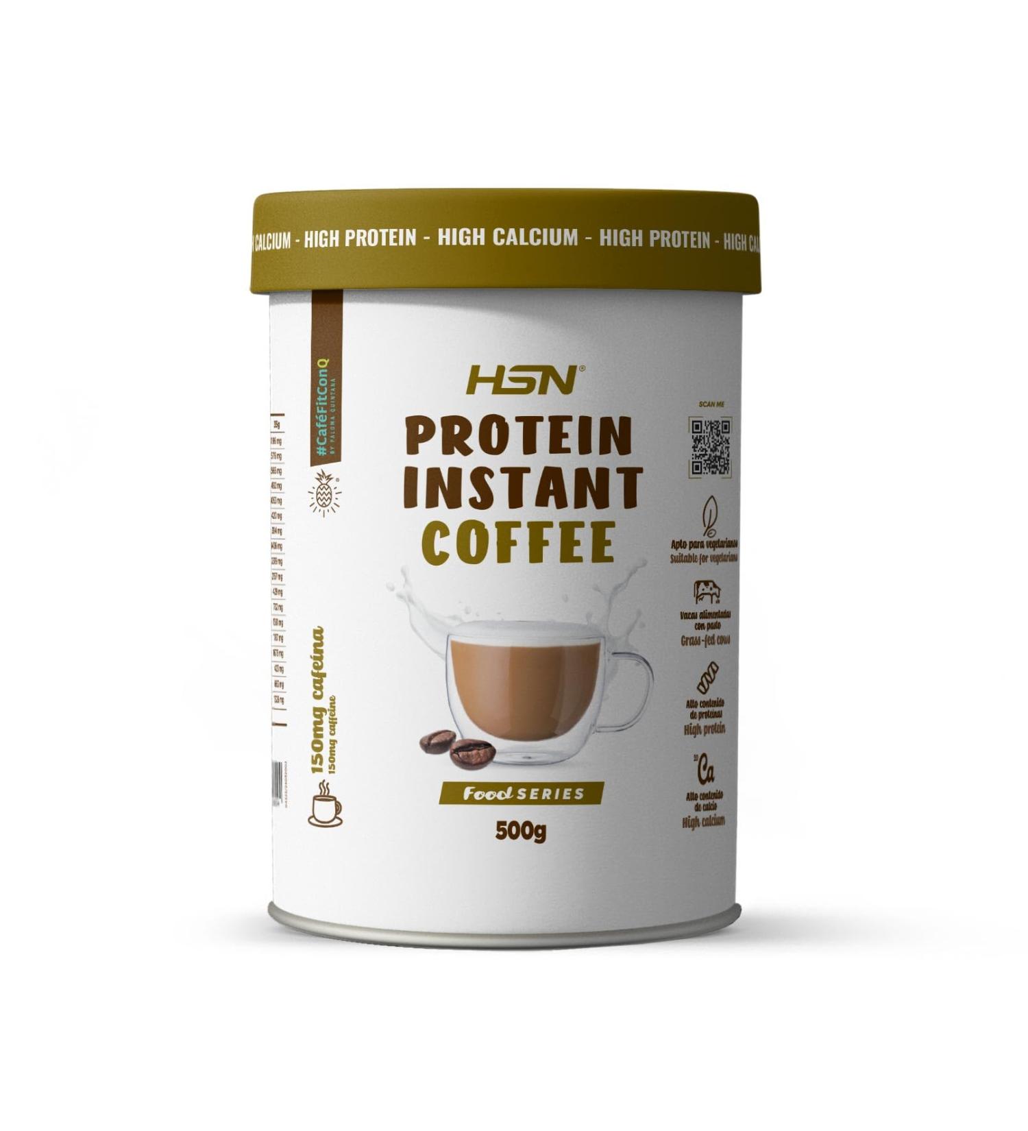  HSN HSN Protein Coffee | Mocha Flavor 500g 14 servings | Instant coffee with whey protein and defatted cocoa no added sugar | 150mg caffeine per serving | Vegetarian and gluten-free - Buy Online on GoSupps.com