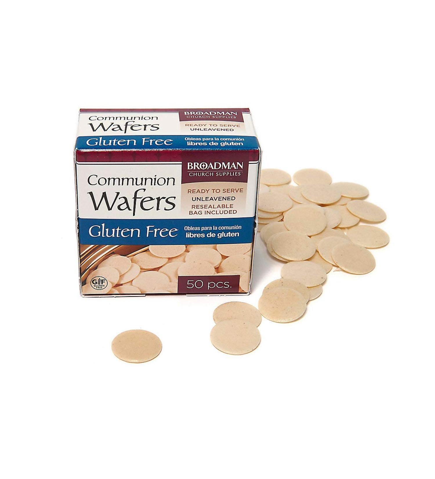 Broadman Church Supplies Communion Wafer Gluten Free - 50 Count - Buy Online on GoSupps.com