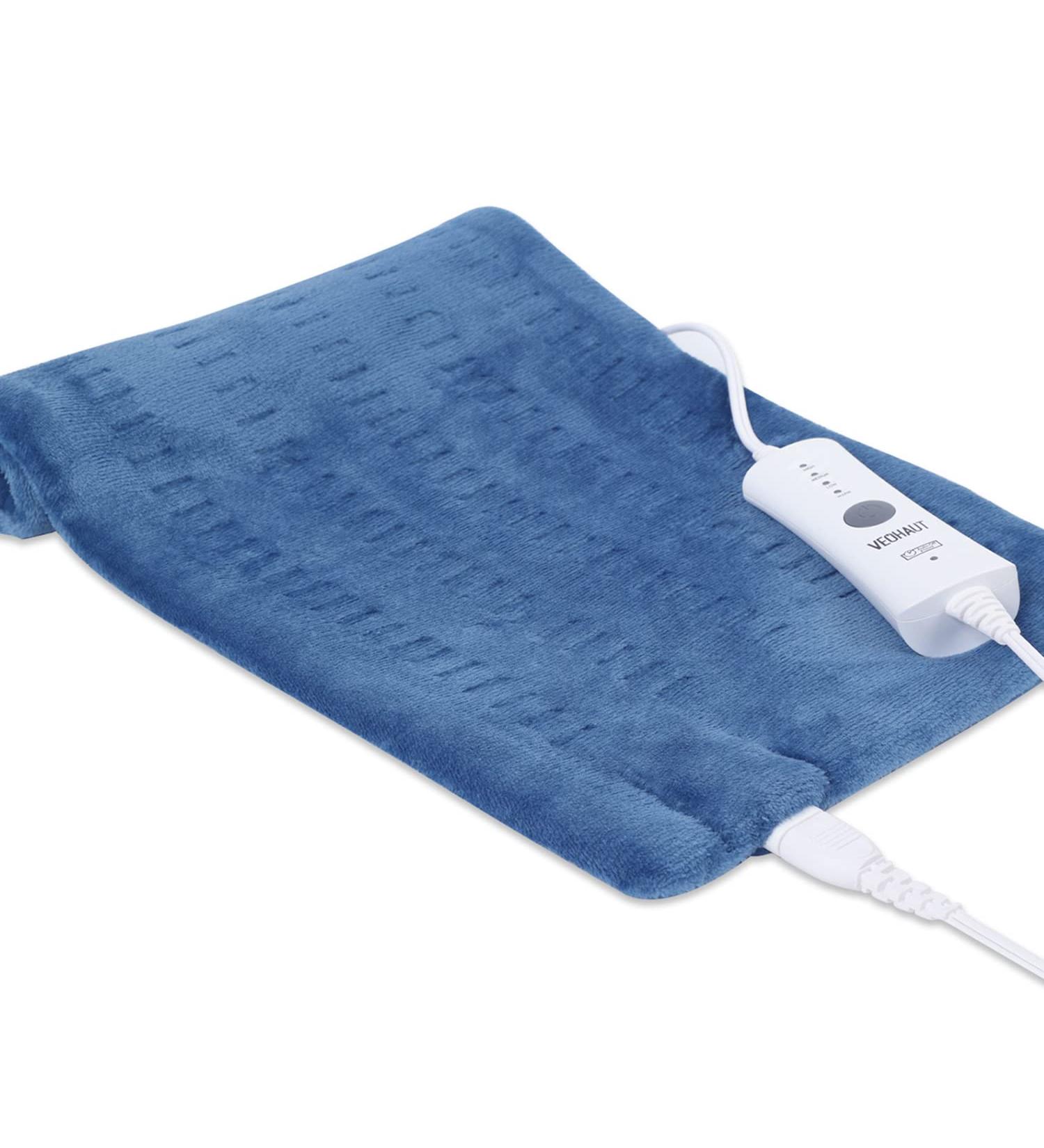 Heating Pad for Back Pain & Cramps 12x24 Inch - Electric Heat Pad for Neck & Shoulders - Auto Shut Off, Portable & Ultra Soft - 4 Temp Settings - Buy Online on GoSupps.com