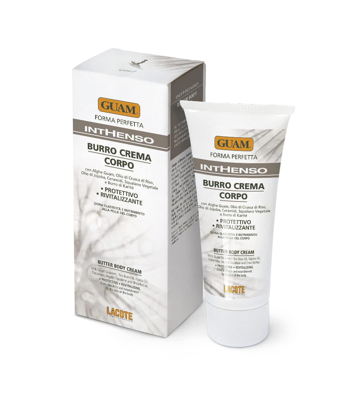 Guam Inthenso Seaweed Body Cream - Moisturizing Body Cream - Butter Texture Body Cream - Revitalizing and Protective Action - Deep Nourishes the Skin GUAM - Buy Online on GoSupps.com