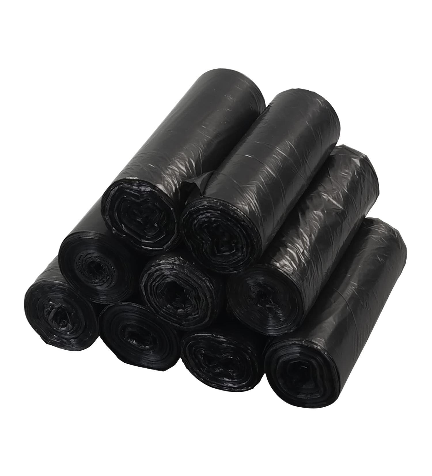 Qqbine 6 Gallon Black Trash Bags 20 L Garbage Bags 225 Bags/9 Rolls - Buy Online on GoSupps.com