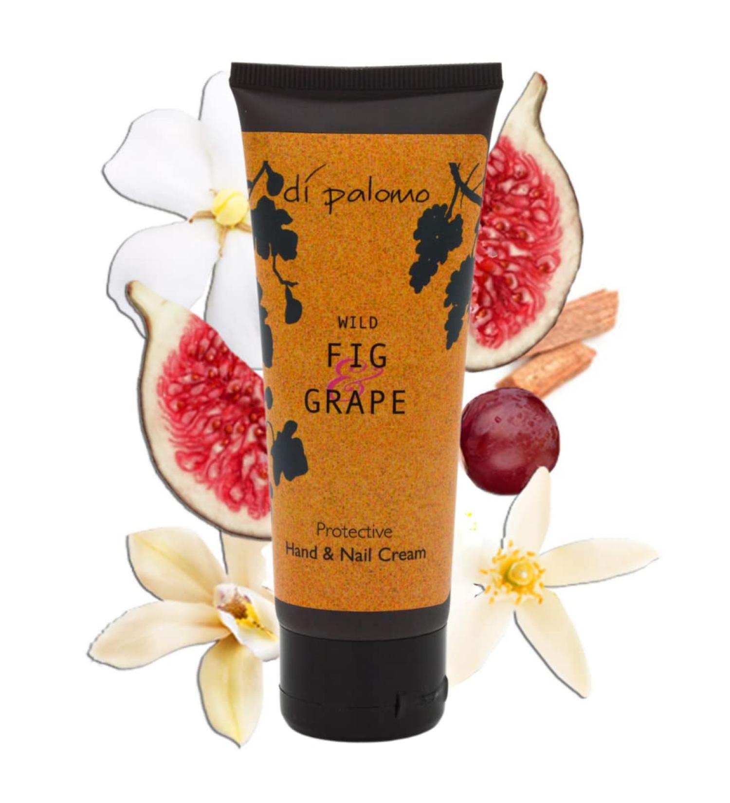 D Palomo Wild Fig & Grape Hand & Nail Cream 75ml - Nourishing Hand Moisturizer for Very Dry Hands - Men and Women - For Healthy Hands and Cuticles - Buy Online on GoSupps.com