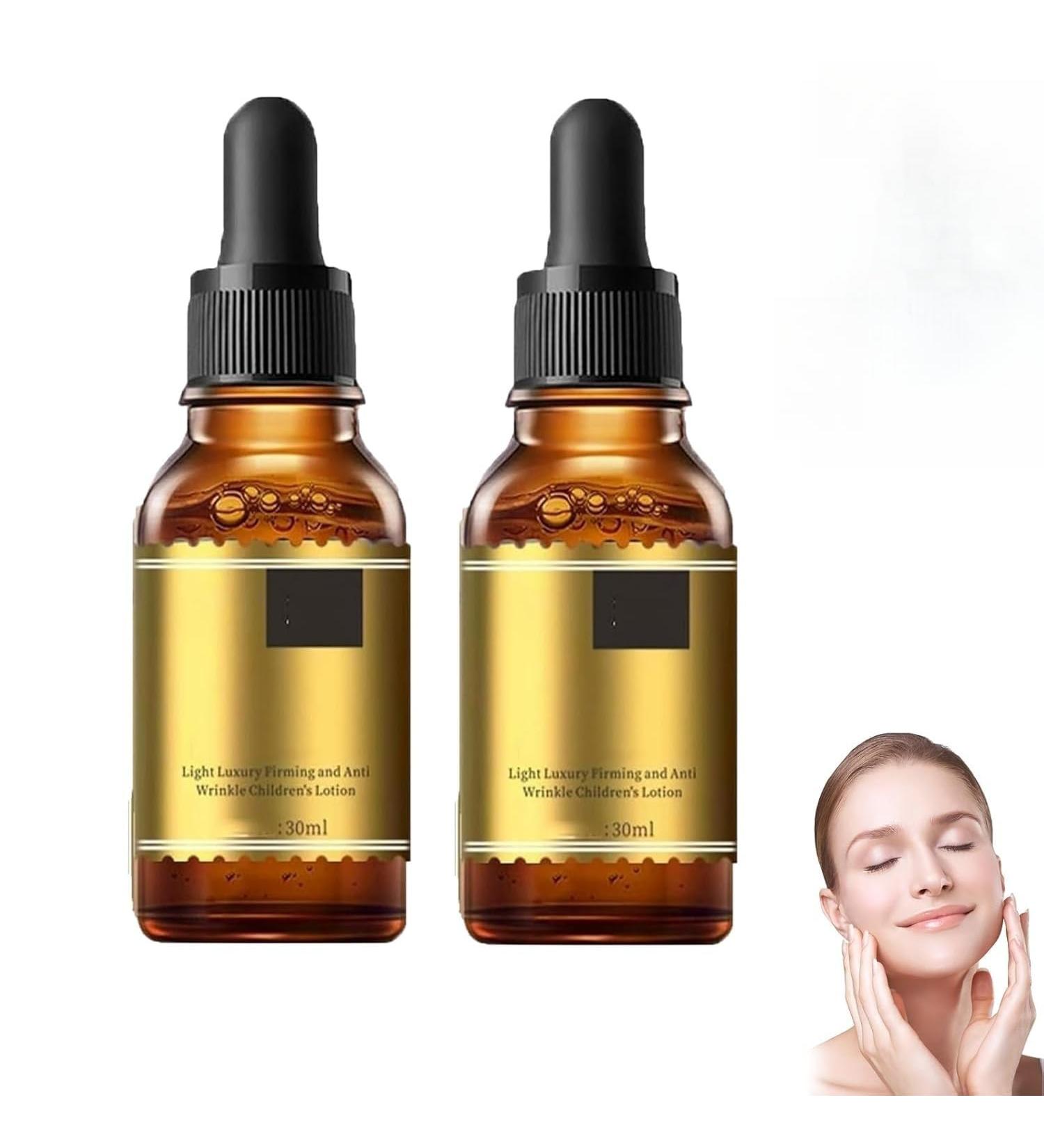 S rum visage luxueux raffermissant et rajeunissant. Raffermit repulpe raffermit et hydrate. Convient tous les types de peau. 2pcs - Buy Online on GoSupps.com