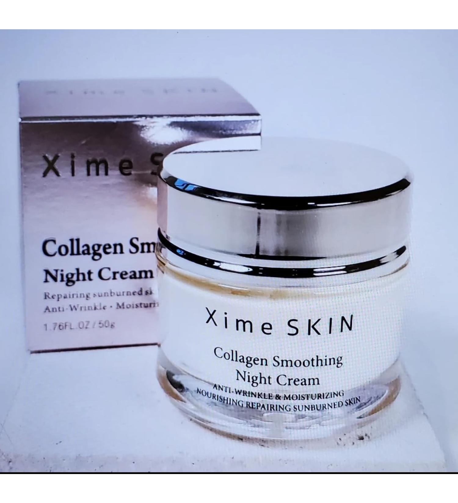 Collagen Smoothing Night Cream Repairing sunburned skin