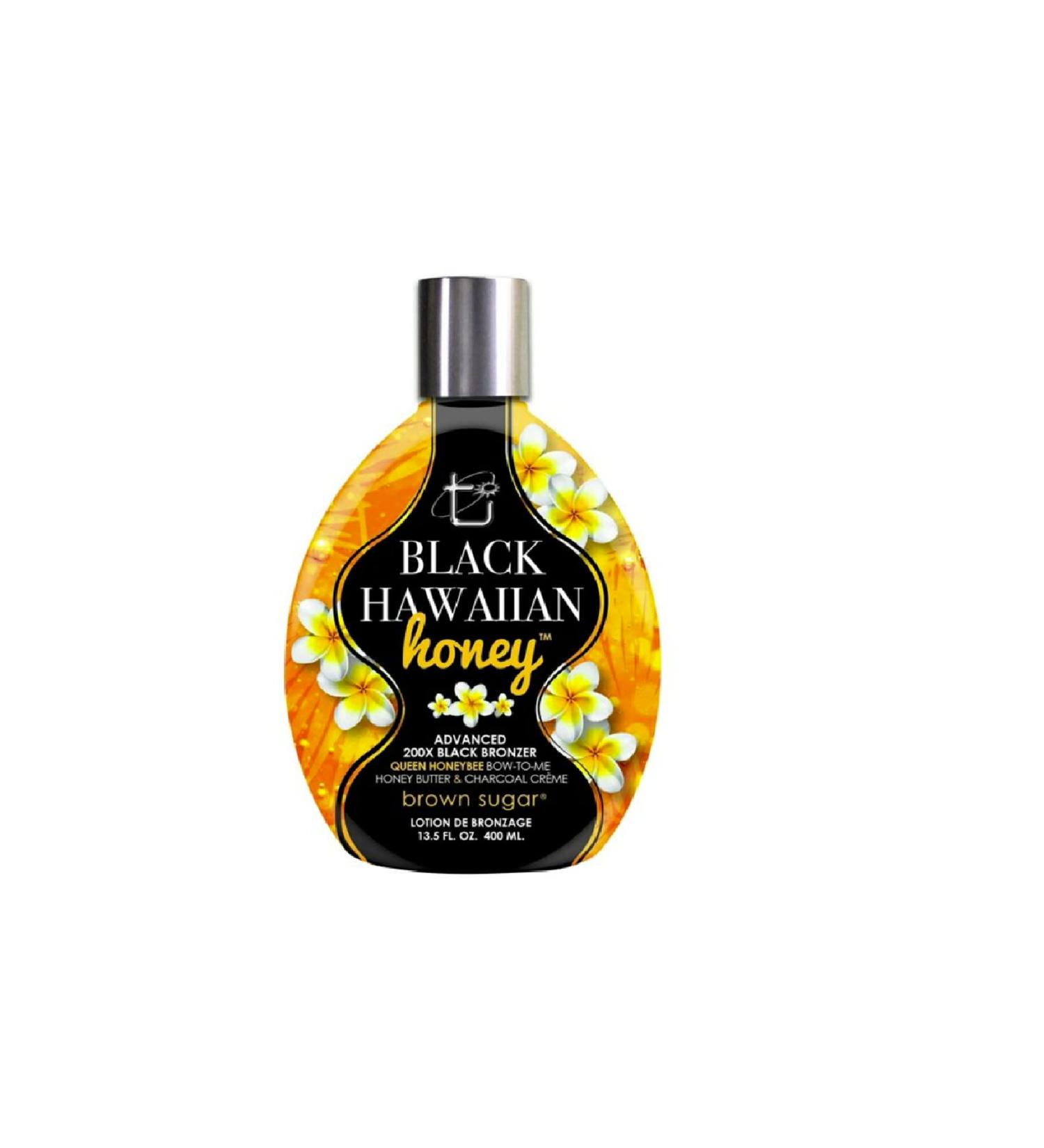 Brown Sugar Black Hawaiian Honey Bronzer Lotion Antioxidant for All  13.5 Oz