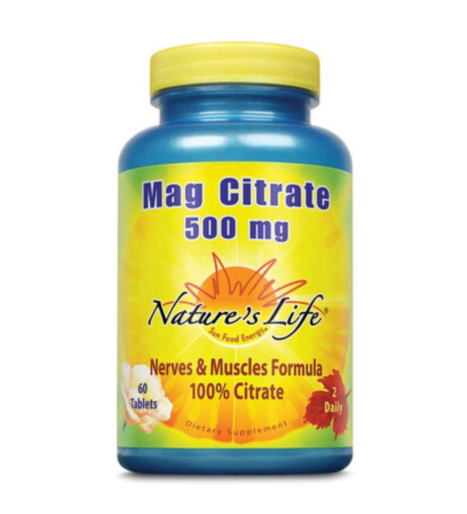 Nature's Life Magnesium Citrate | 60 ct