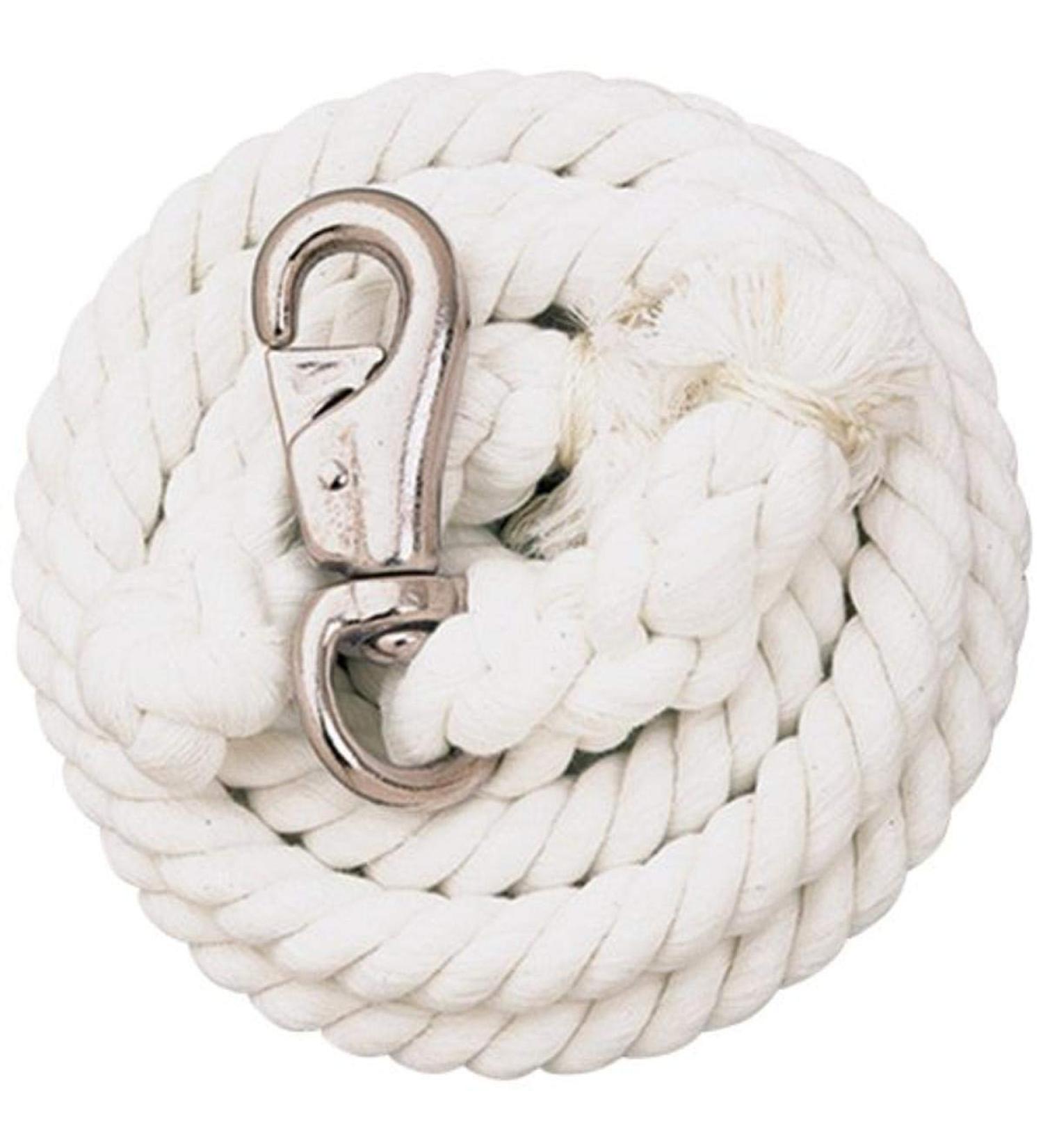 Weaver Leather Cotton Lead Rope , White, 10'
