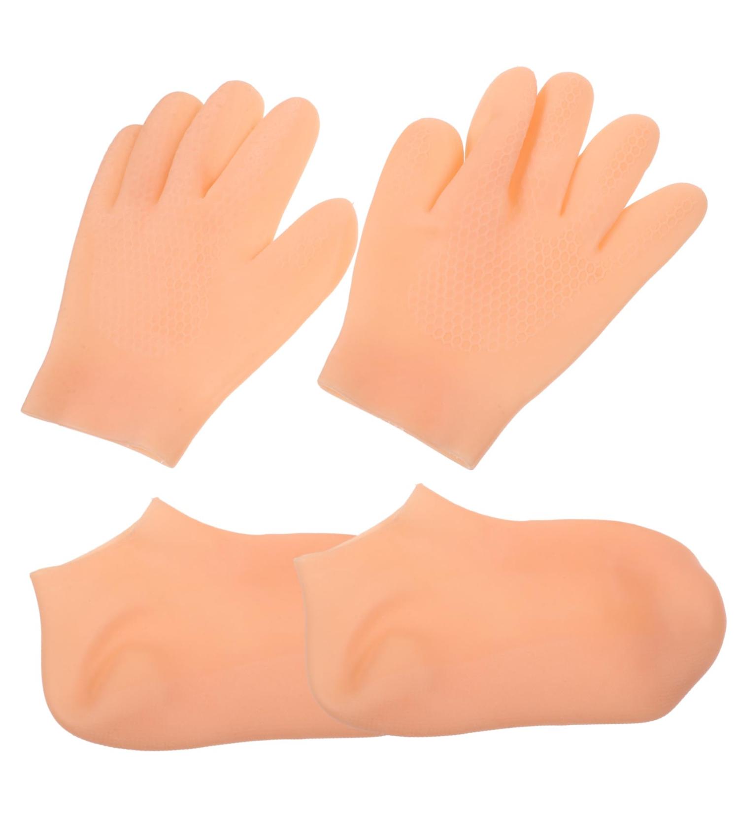 Mikinona Moisturising Socks 1 Set Sun Protection Skin Lotion Miss Waterproof Socks whitening moisturizing Gloves Elasticity Anti-Crack Care Water Proof Overnight moisturizing Gloves - Buy Online on GoSupps.com