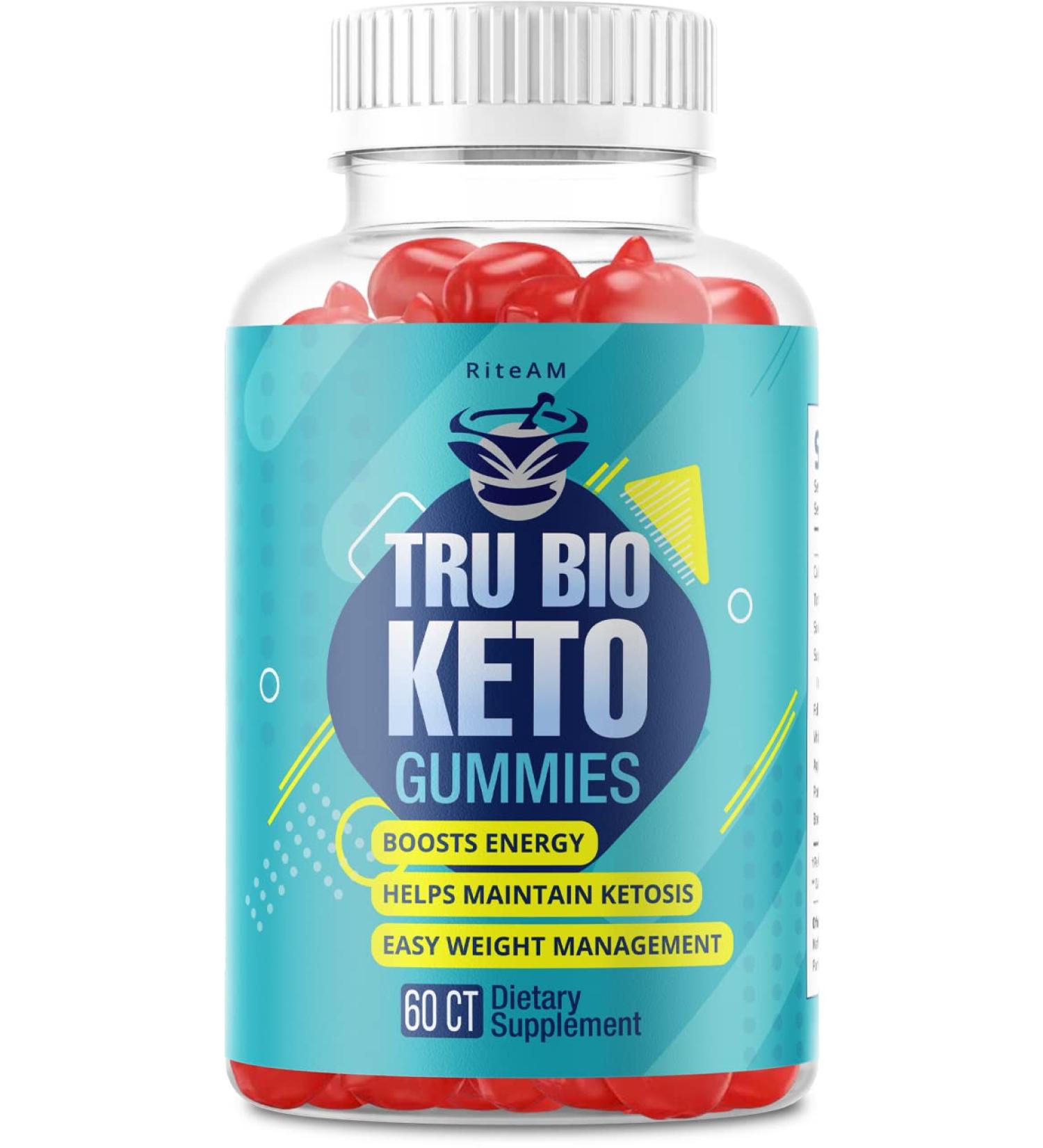Tru Bio Keto ACV Gummies 1000mg - Official TruBio Keto Apple Cider Vinegar Gummies (60 ct) - Buy Online on GoSupps.com
