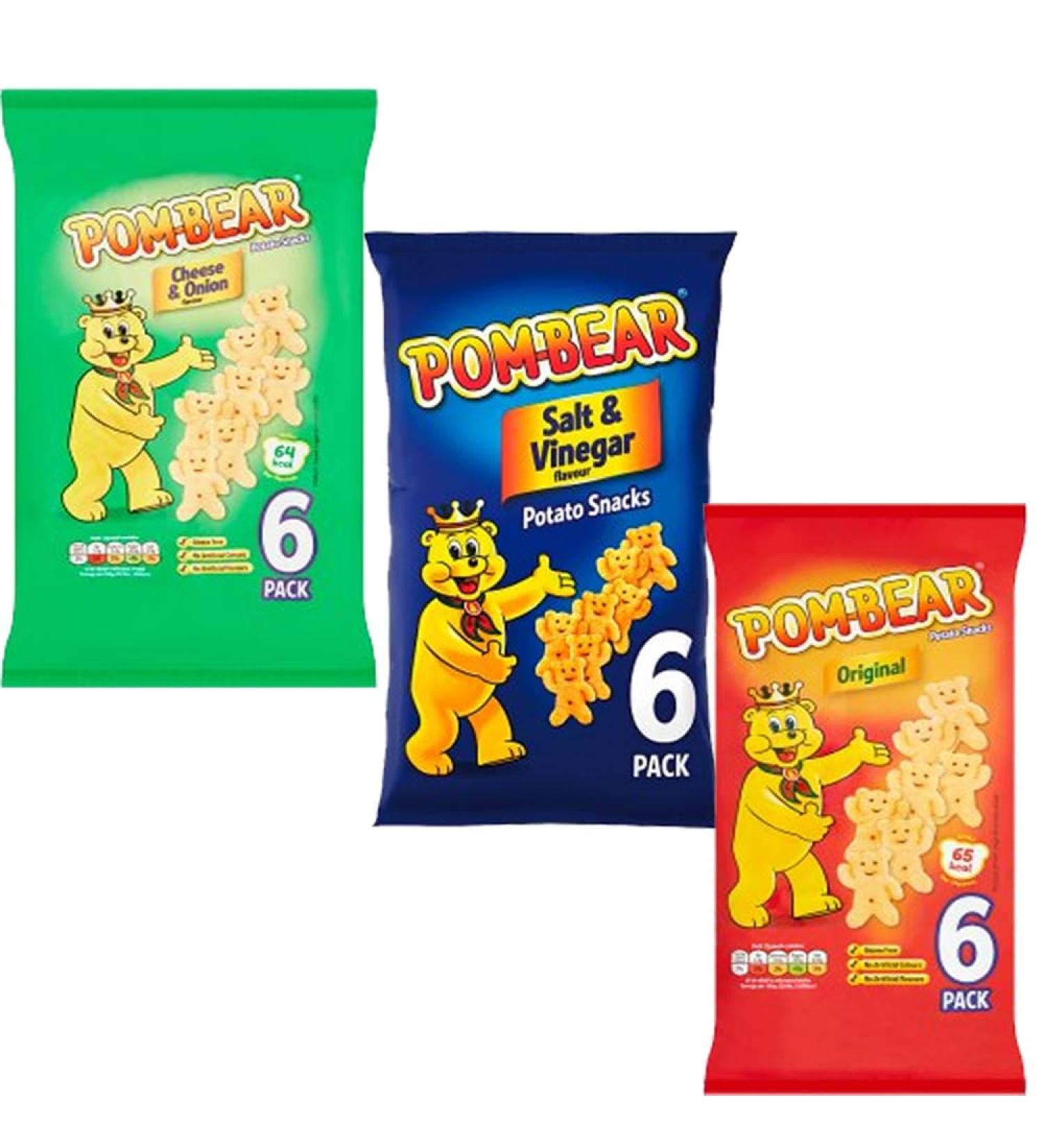 Cheese & Onion Salt & Vinegar Original Multipack Crisps 6 Pack - 03 Mixed Flavours - Buy Online on GoSupps.com